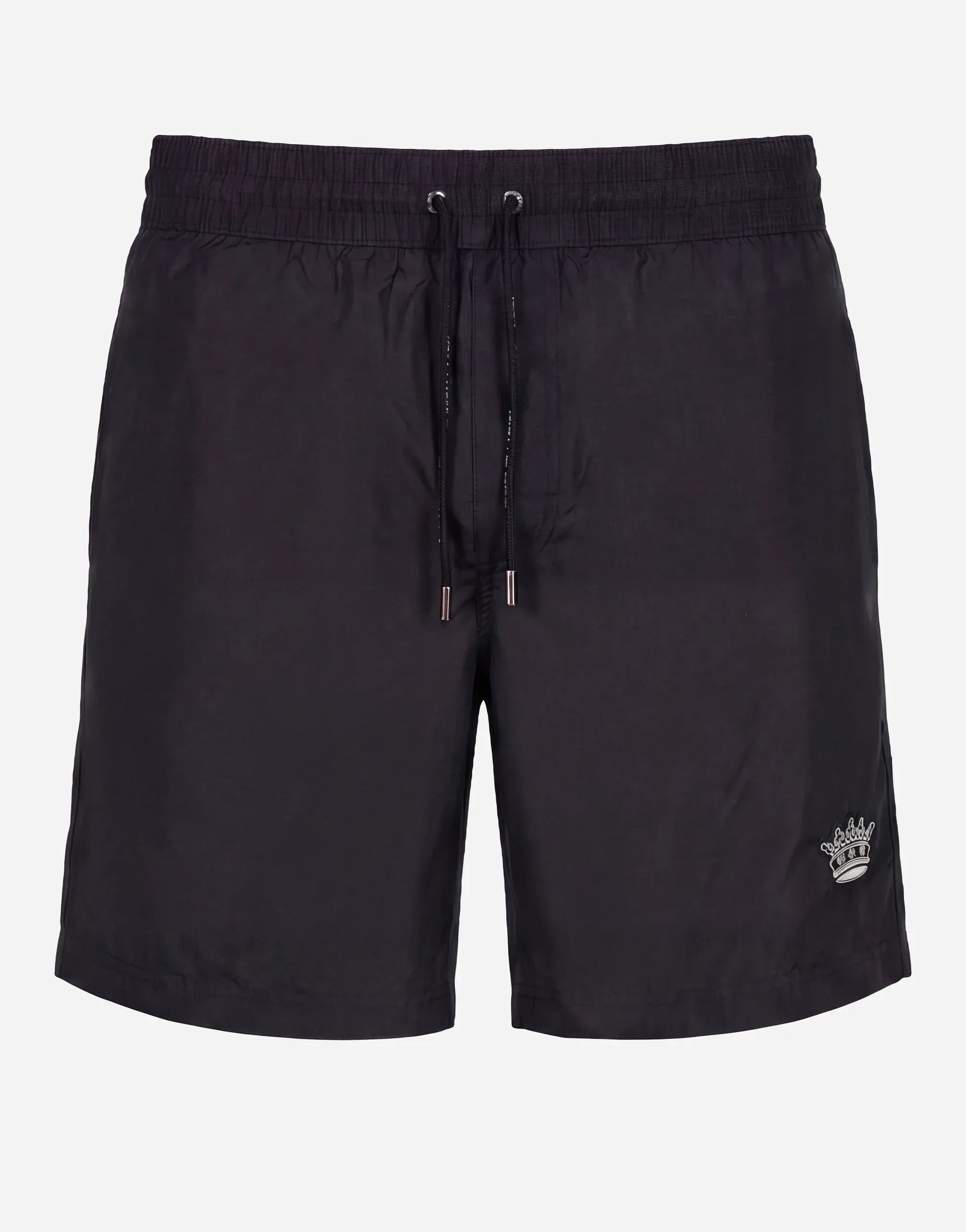 Dolce & Gabbana Crown Embroidery Swim Shorts