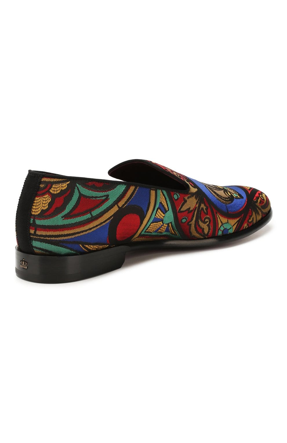 Dolce & Gabbana Crown Jacquard Loafers