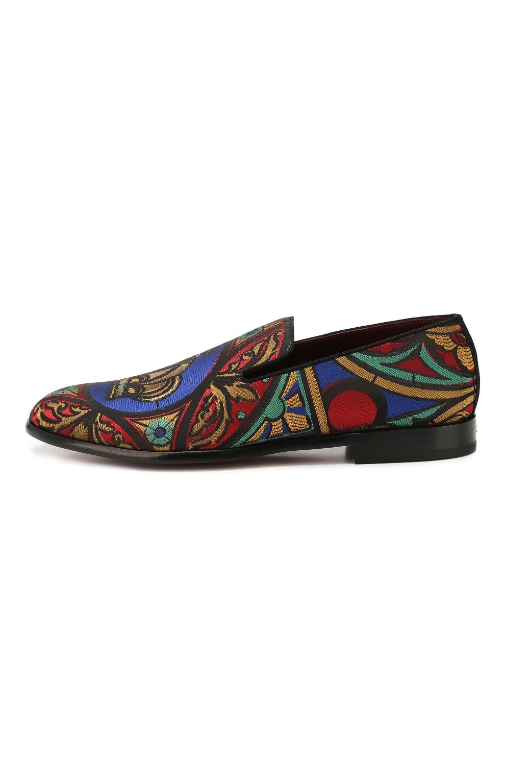 Dolce & Gabbana Crown Jacquard Loafers