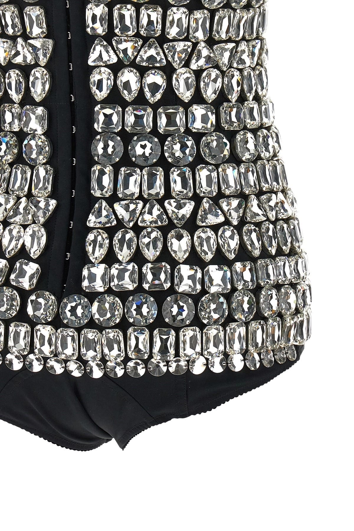 Dolce & Gabbana Crystal Embellished Bodysuit