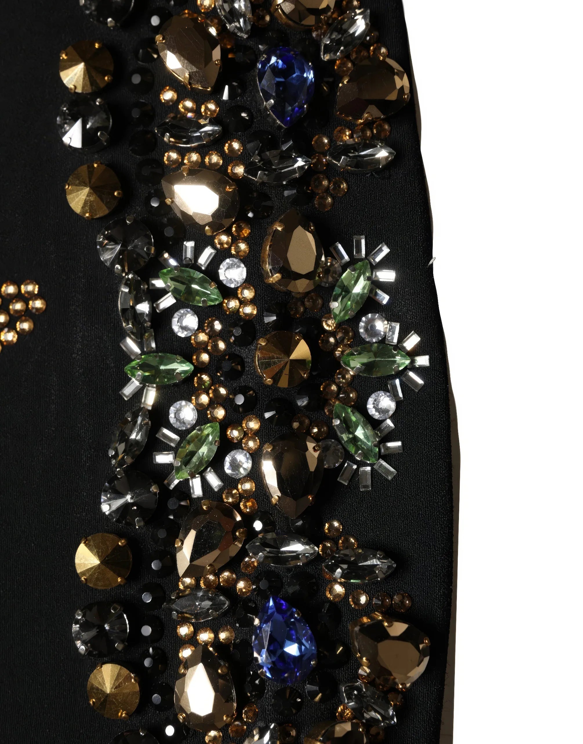 Dolce & Gabbana Crystal Embellished Floral Mini Dress