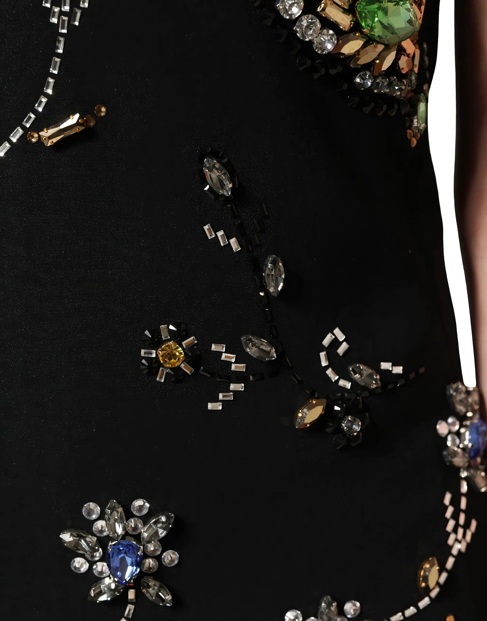 Dolce & Gabbana Crystal Embellished Floral Mini Dress