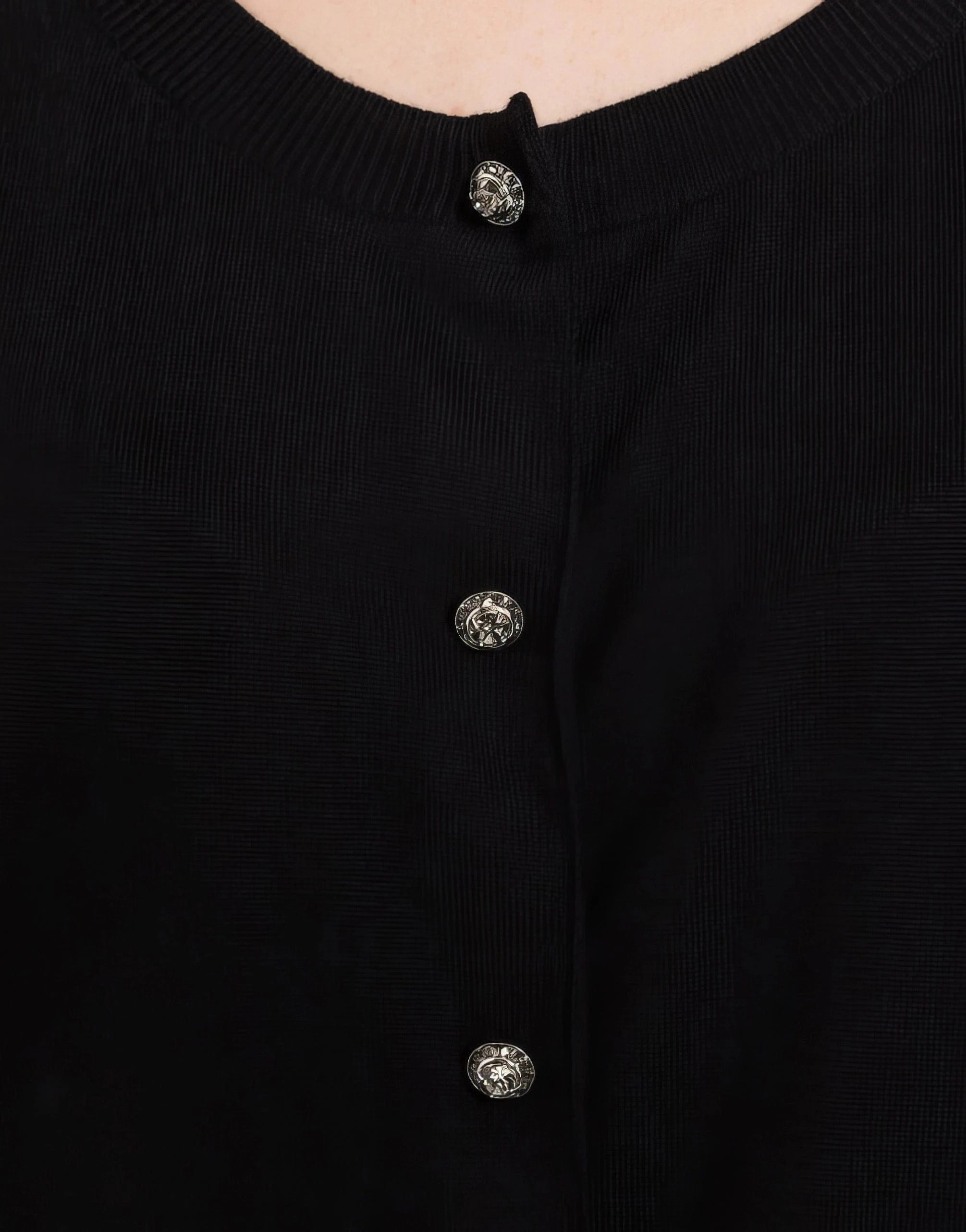Dolce & Gabbana Crystal-Embellished Wool Cardigan