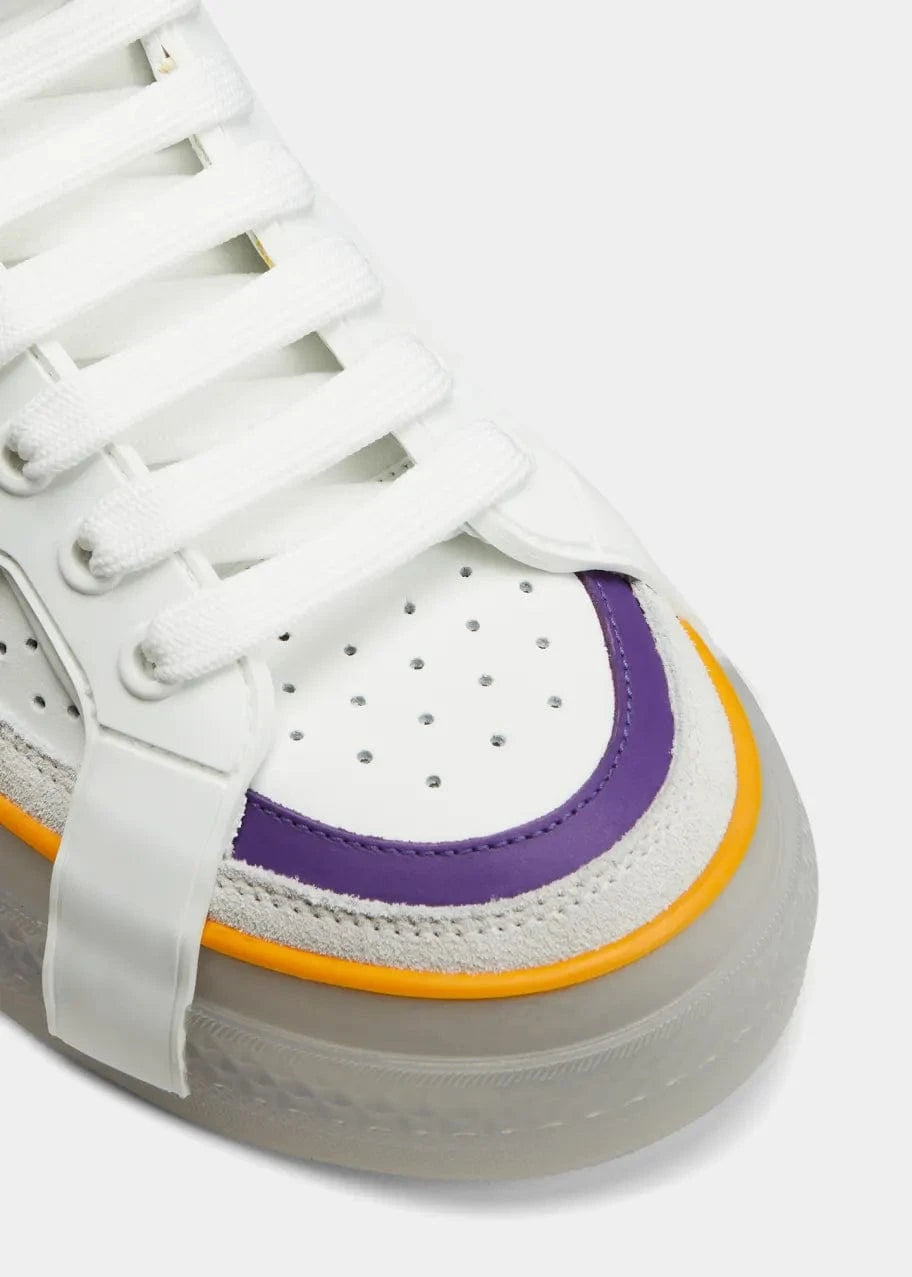 Dolce & Gabbana Custom 2.Zero High-Top Leather Sneakers