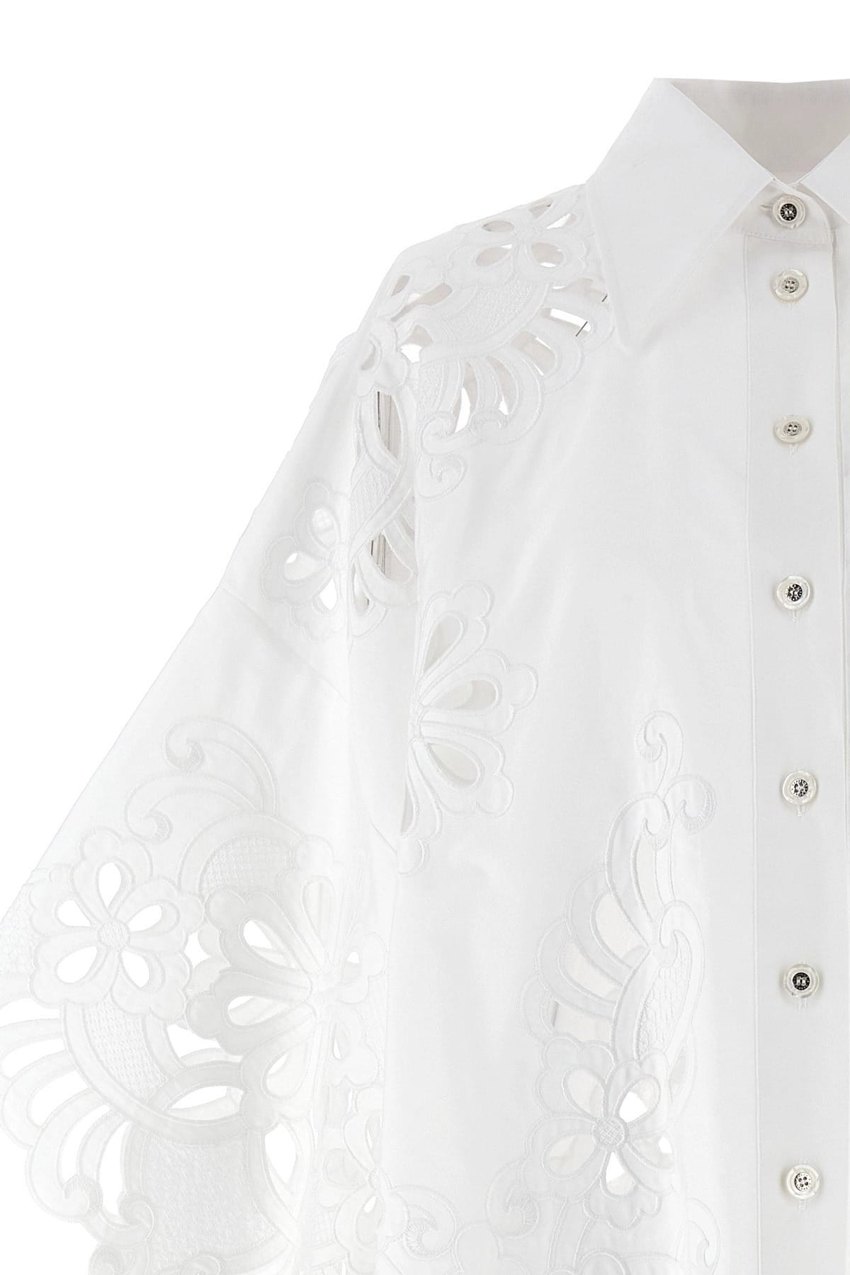 Dolce & Gabbana Dolce & Gabbana Cut-Out Embroidery Shirt
