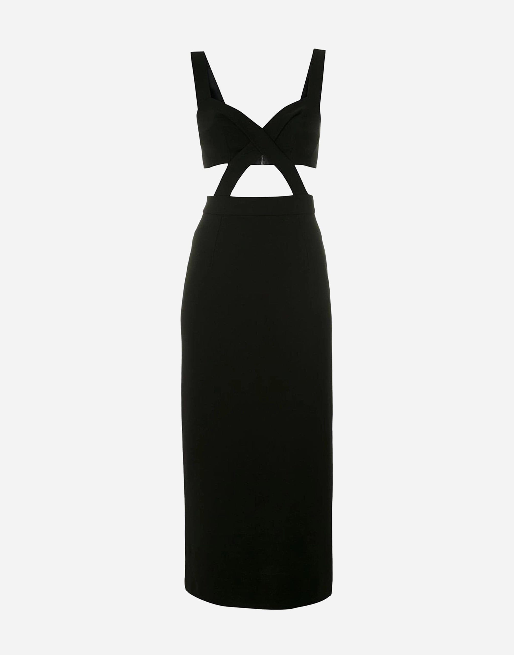 Dolce & Gabbana Cut-Out Midi Dress