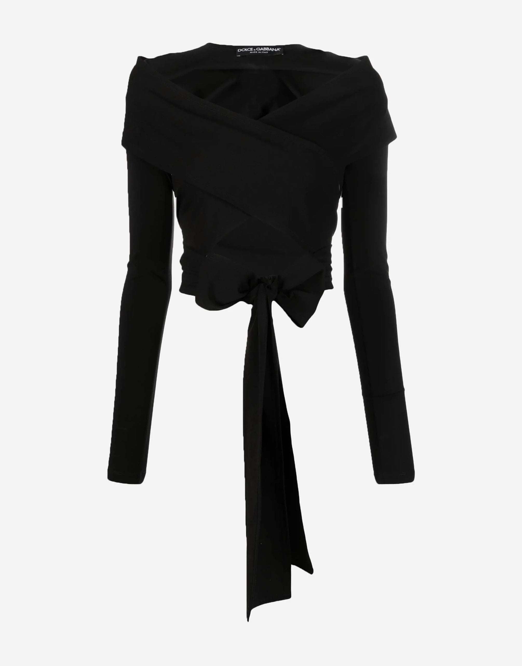 Dolce & Gabbana Cut-Out Wrap Top