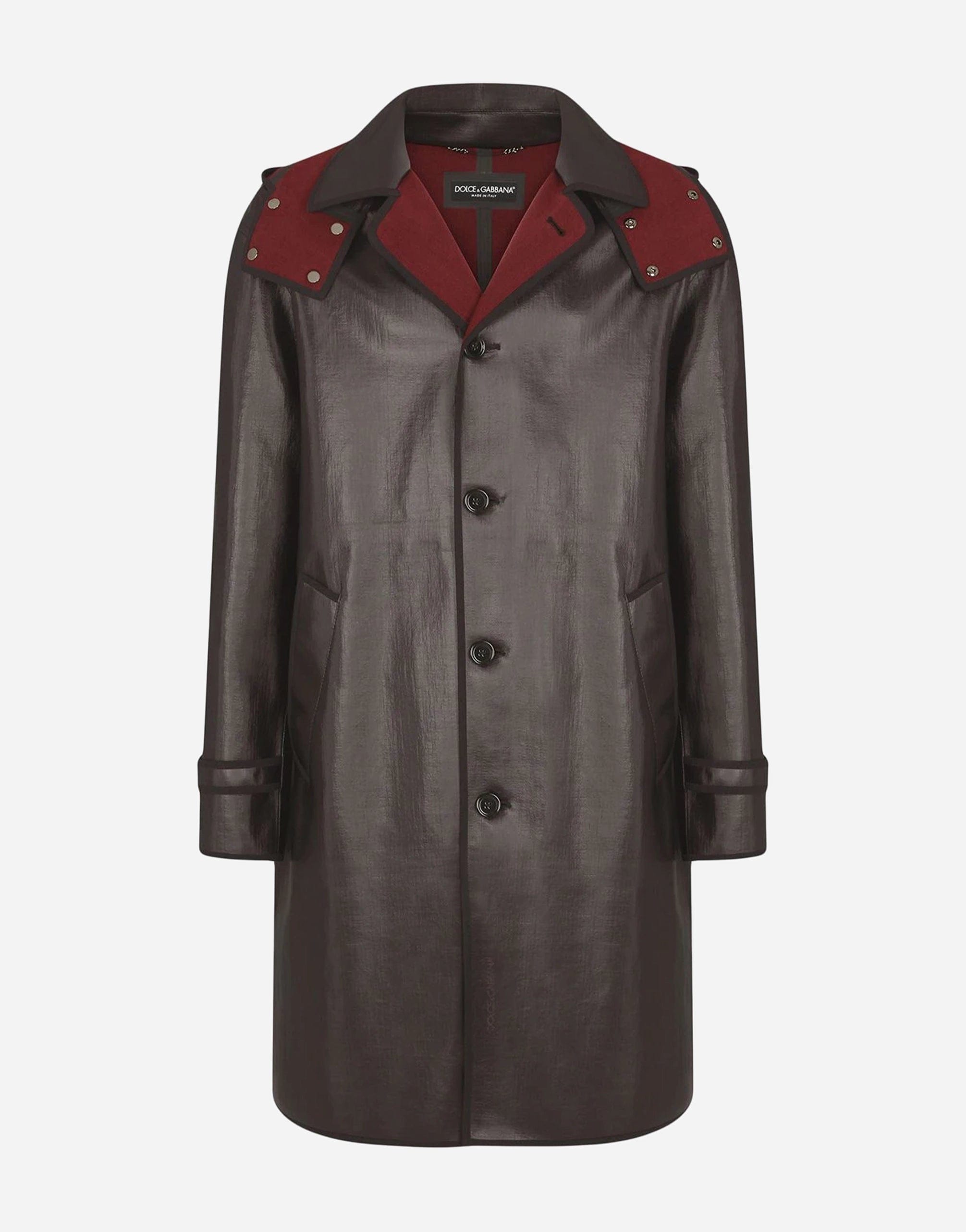 Dolce & Gabbana Cutton-Gront Leather Jacket