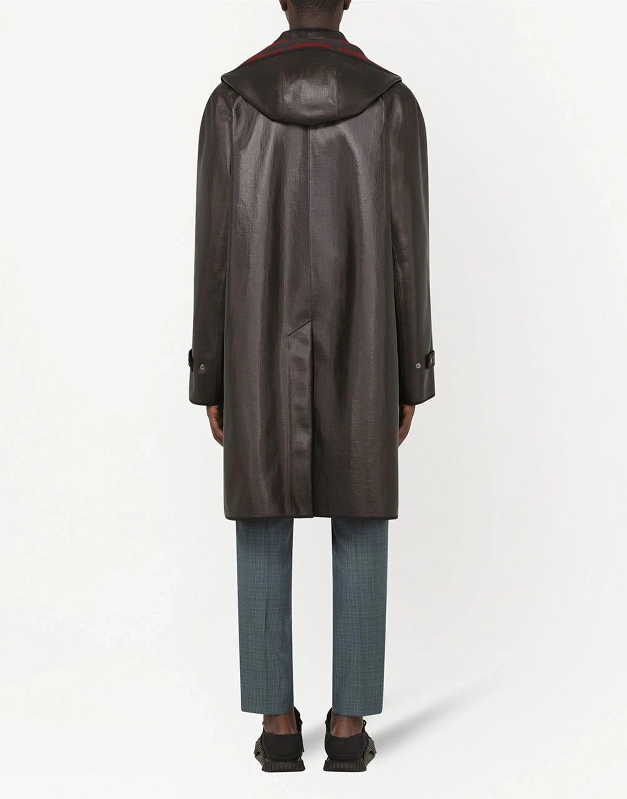 Dolce & Gabbana Cutton-Gront Leather Jacket