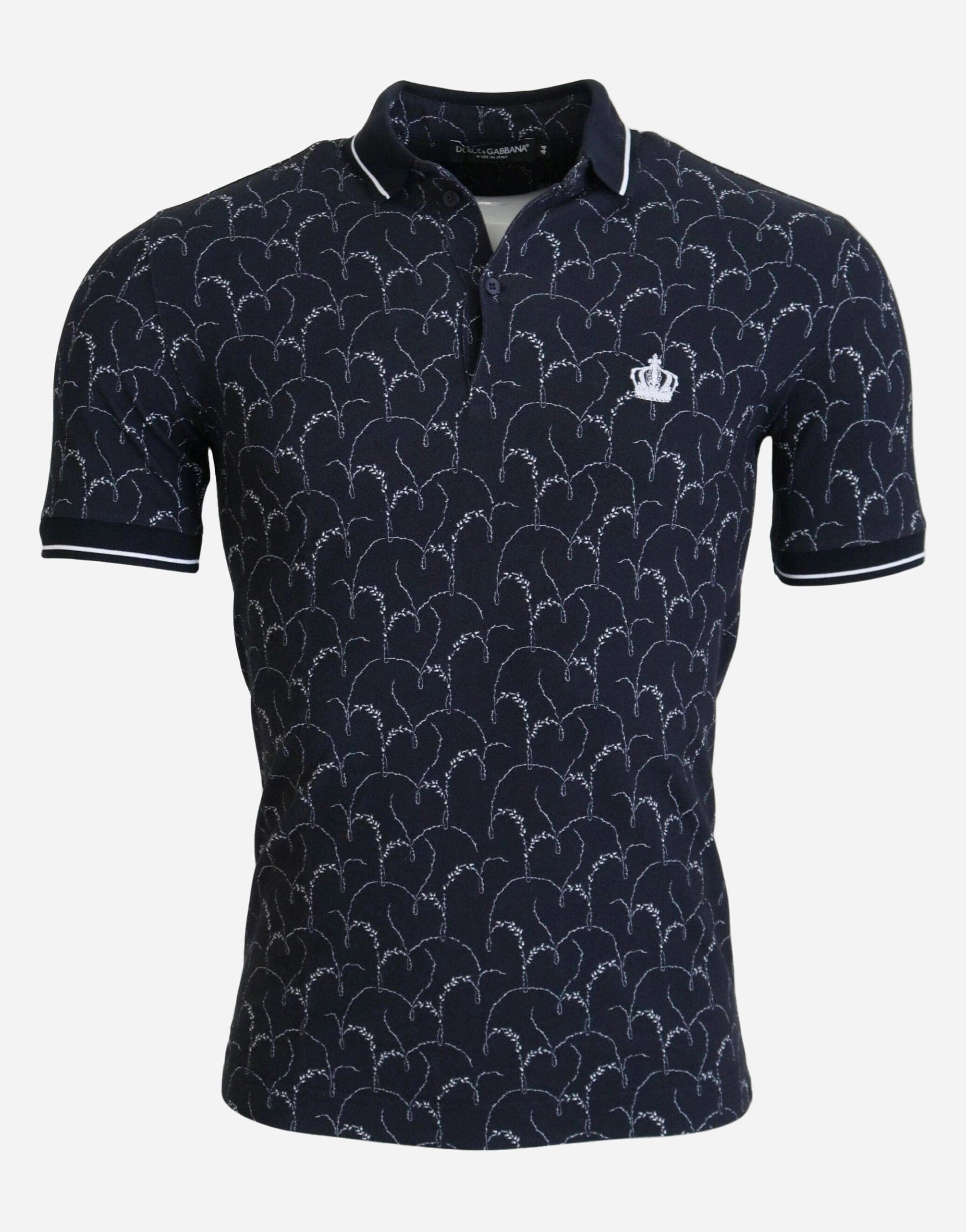 D&G Crown Logo Embroidered Polo