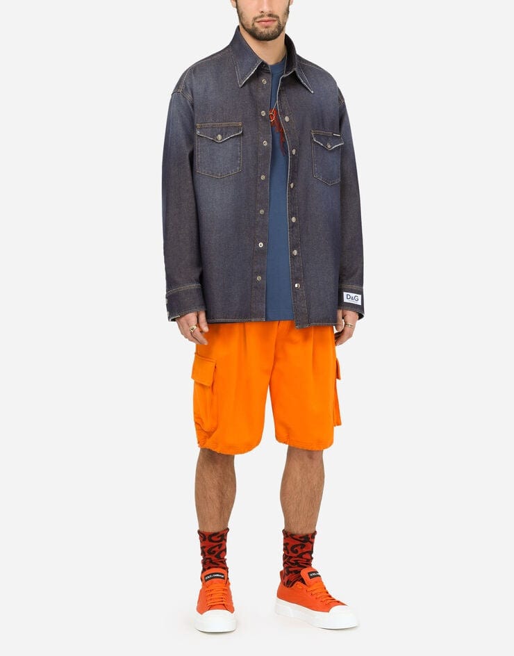 Dolce & Gabbana D&G Patch Denim Shirt