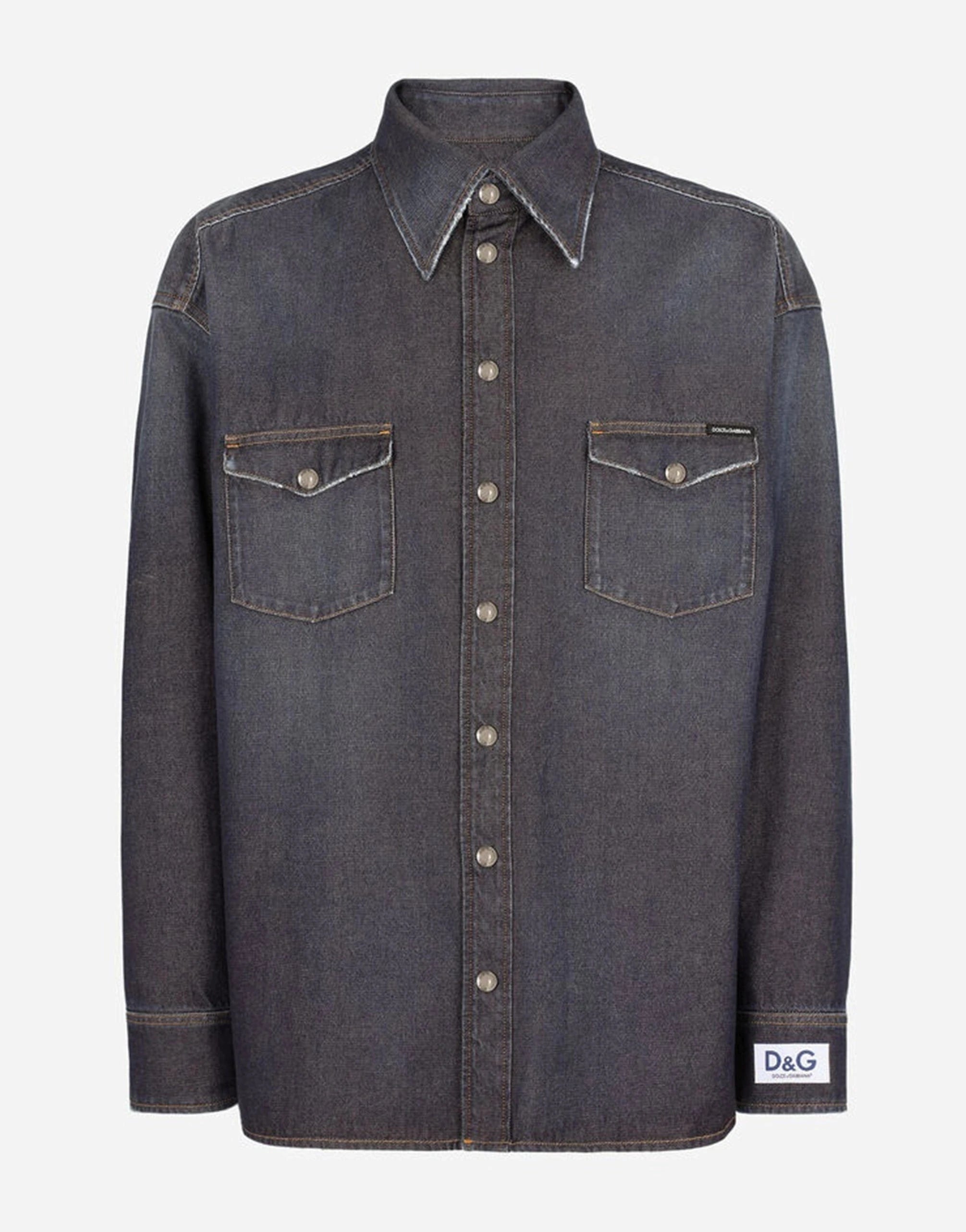 Dolce & Gabbana D&G Patch Denim Shirt