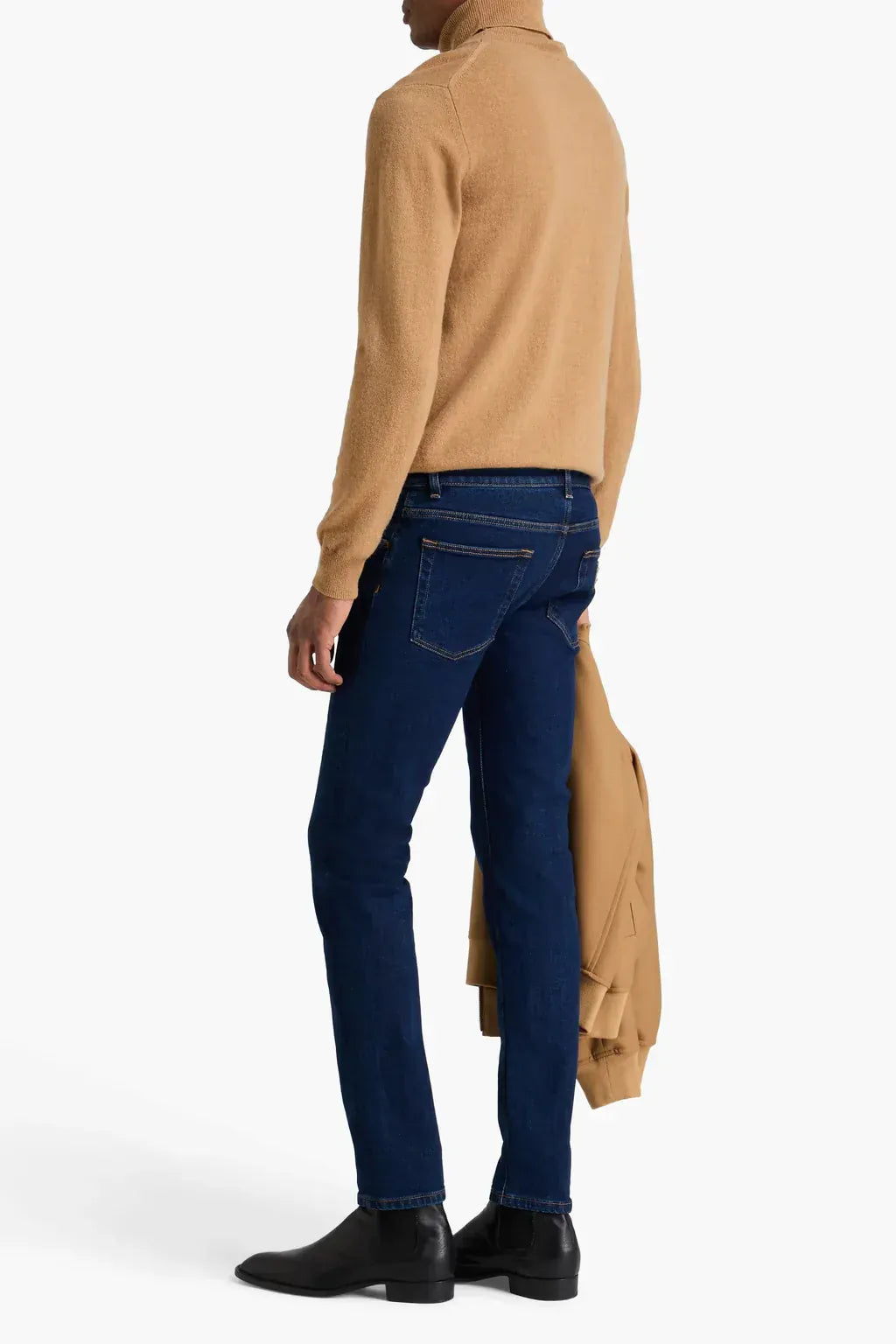 Dolce & Gabbana Dark Blue Slim-Fit Stretch Denim Jeans