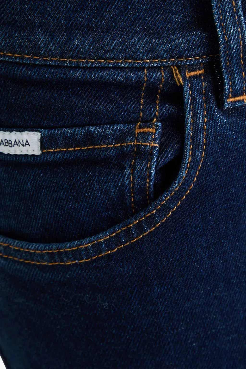 Dolce & Gabbana Dark Blue Slim-Fit Stretch Denim Jeans