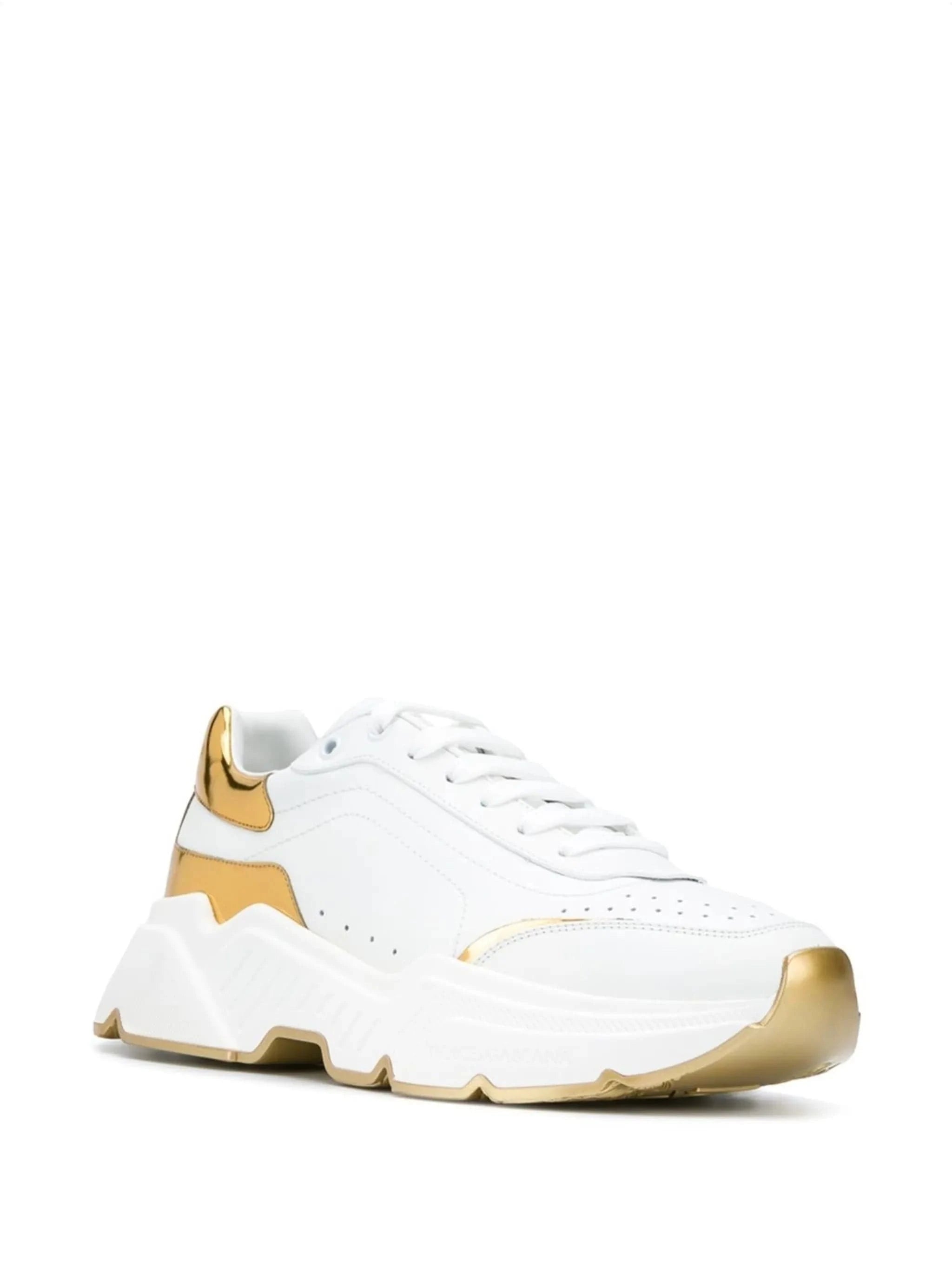 Dolce & Gabbana Daymaster Two-Tone Leather Sneakers