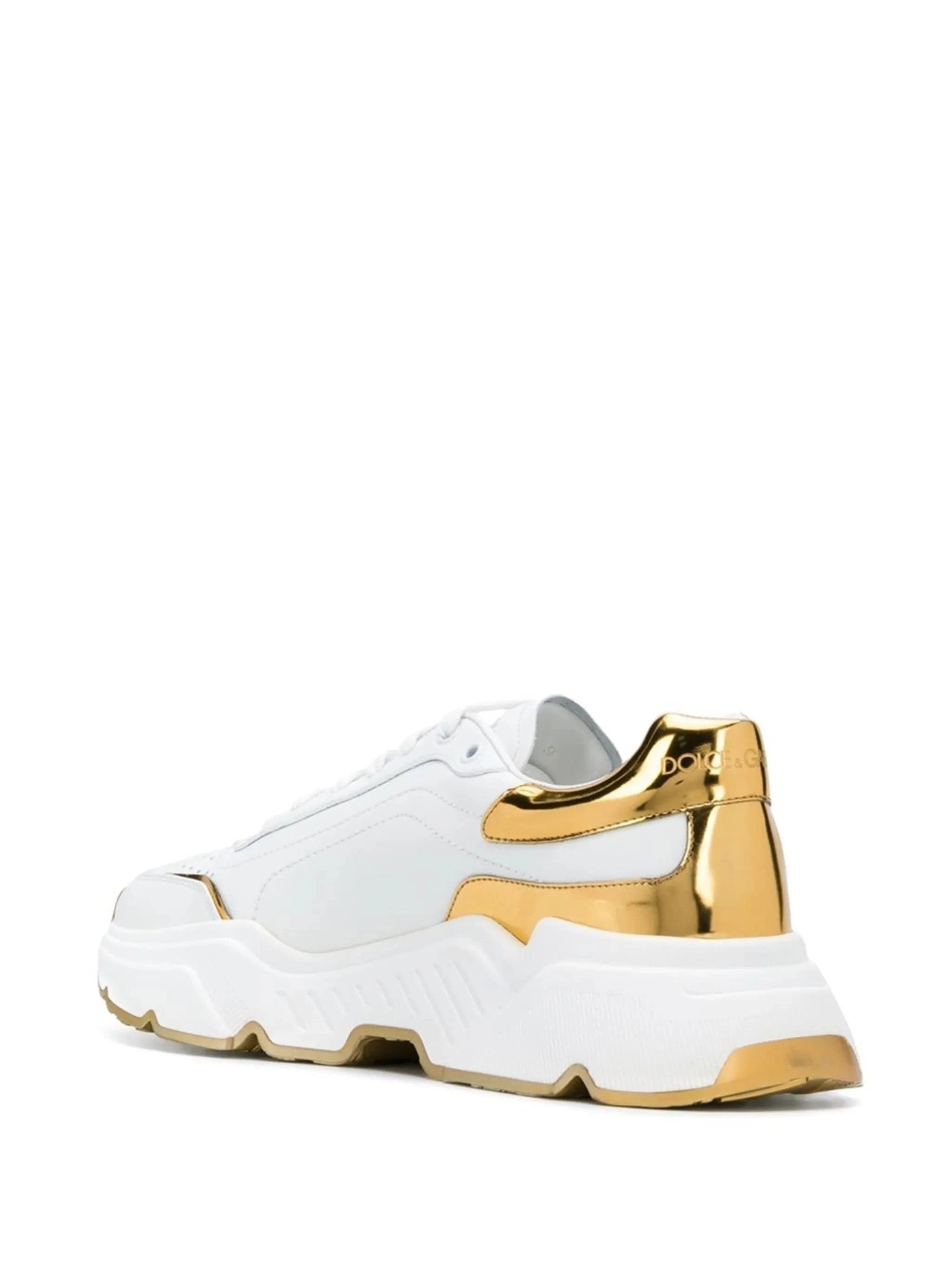 Dolce & Gabbana Daymaster Two-Tone Leather Sneakers