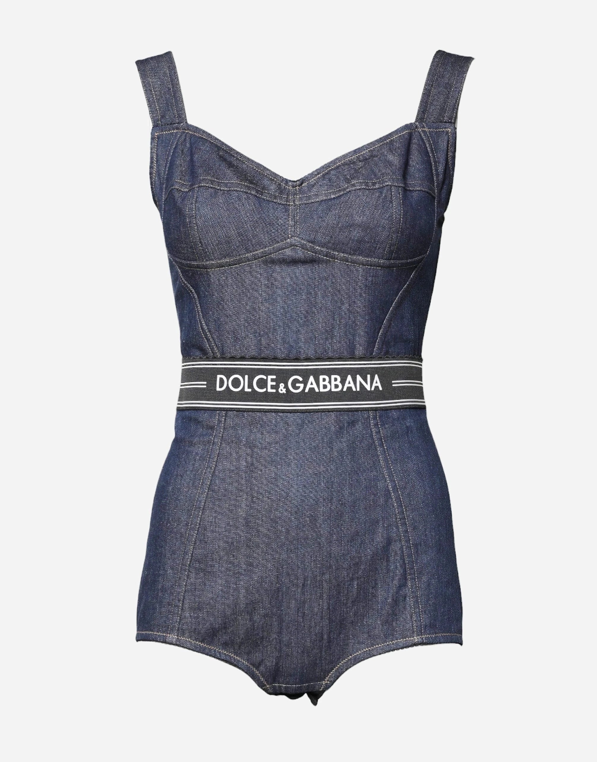 Dolce & Gabbana Denim Bodysuit