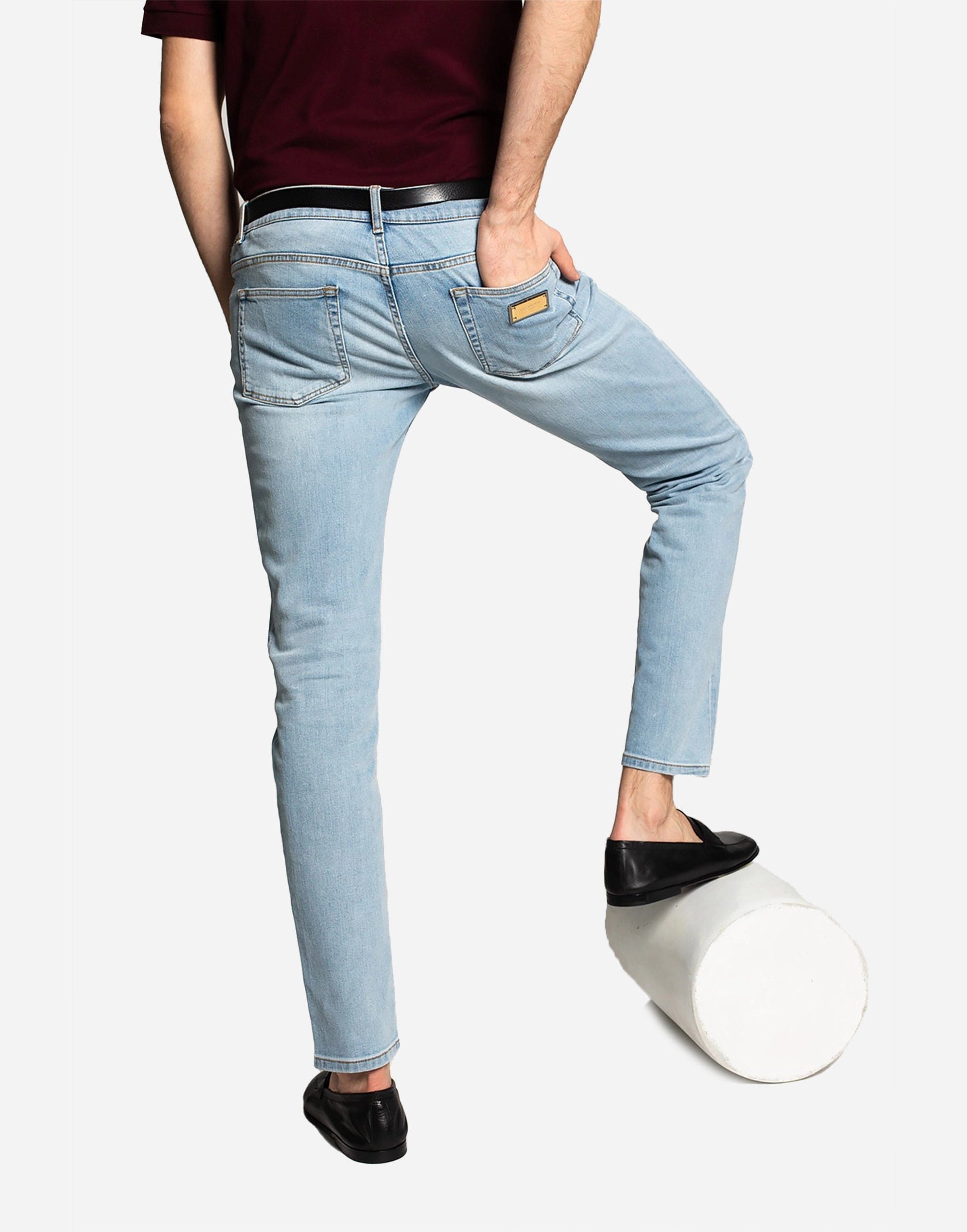 Dolce & Gabbana Denim Straight Leg Jeans