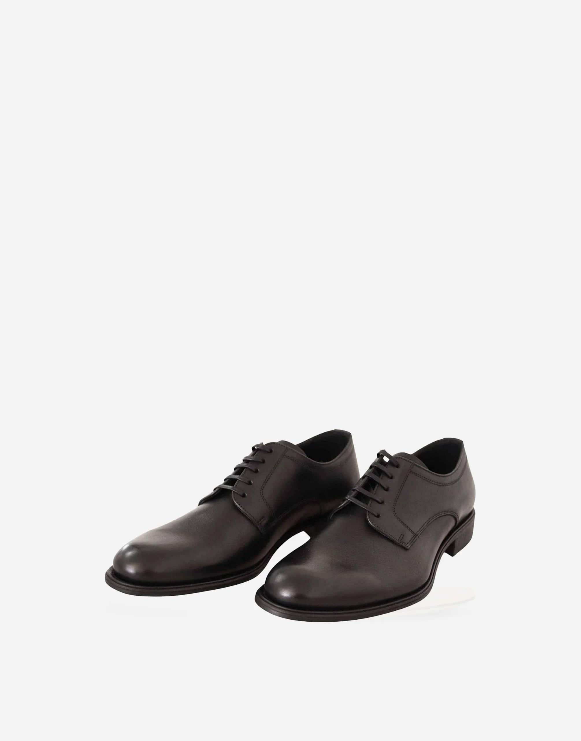 Dolce & Gabbana Derby Lace Up Shoes In Leather - alternate view