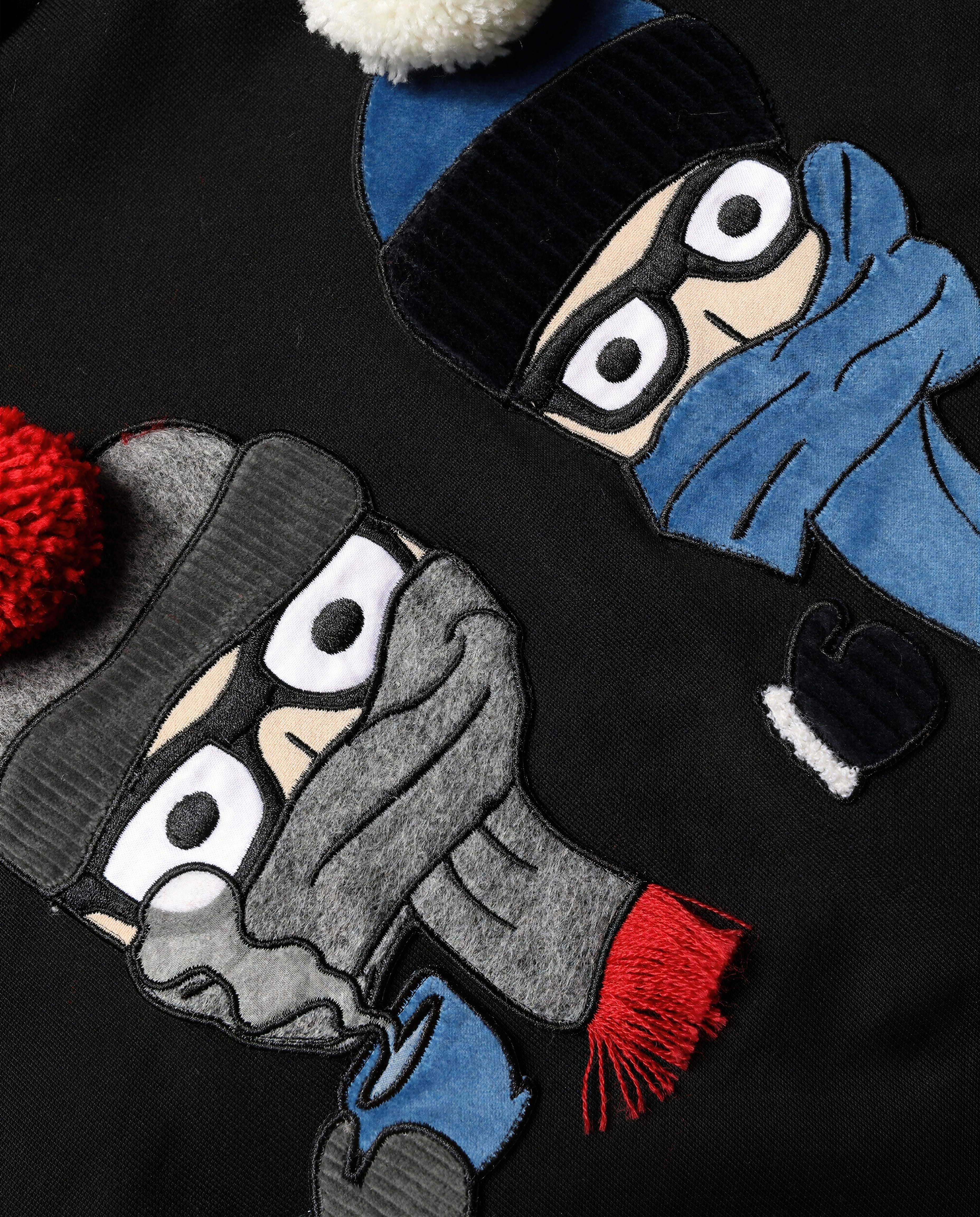 Dolce & Gabbana Dolce & Gabbana Designer's Appliqué Hoodie