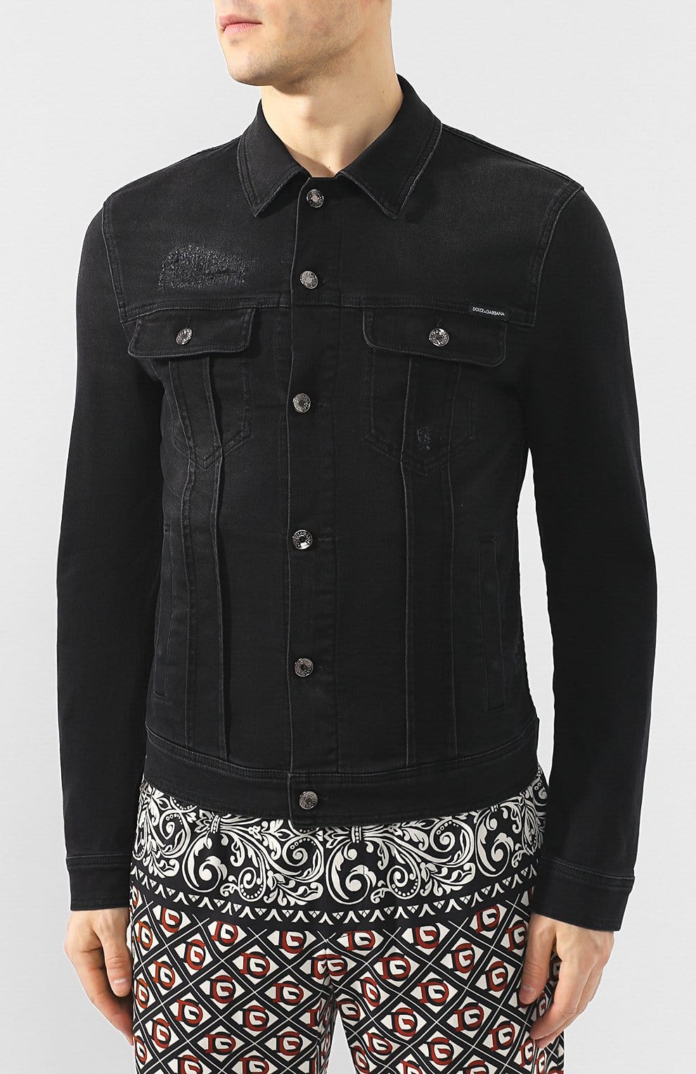 Dolce & Gabbana Destroyed Denim Jacket