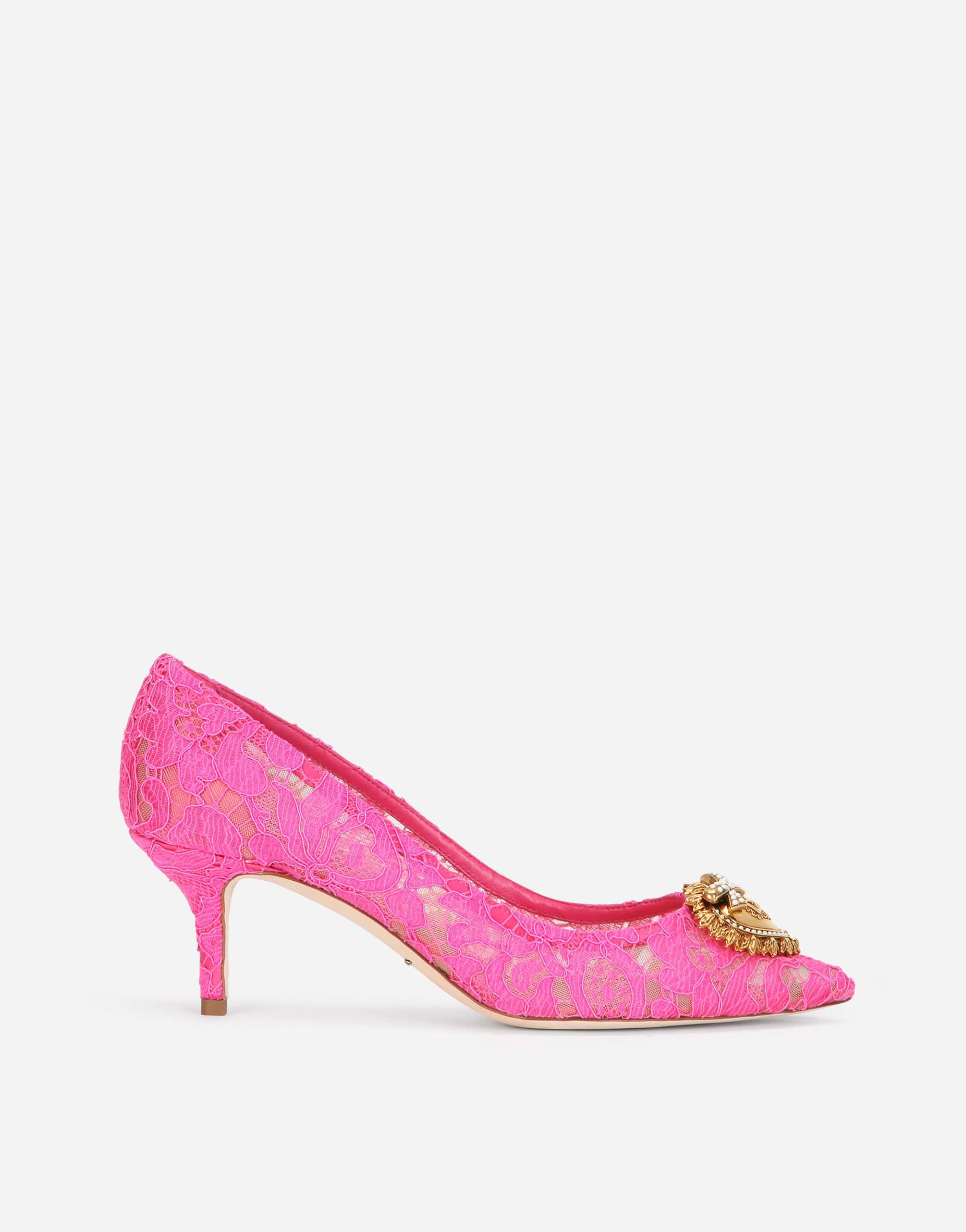 Dolce & Gabbana Devotion Taormina Embellished Lace Pumps