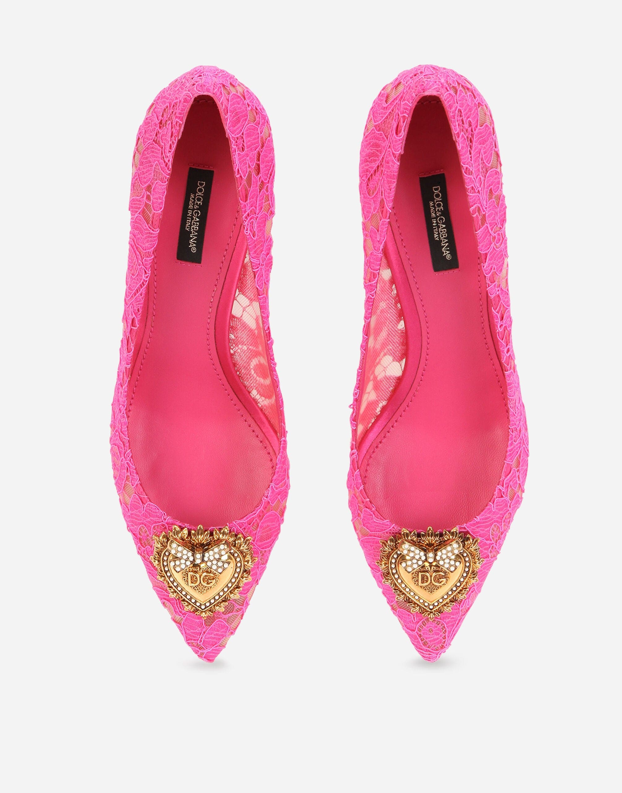 Dolce & Gabbana Devotion Taormina Embellished Lace Pumps