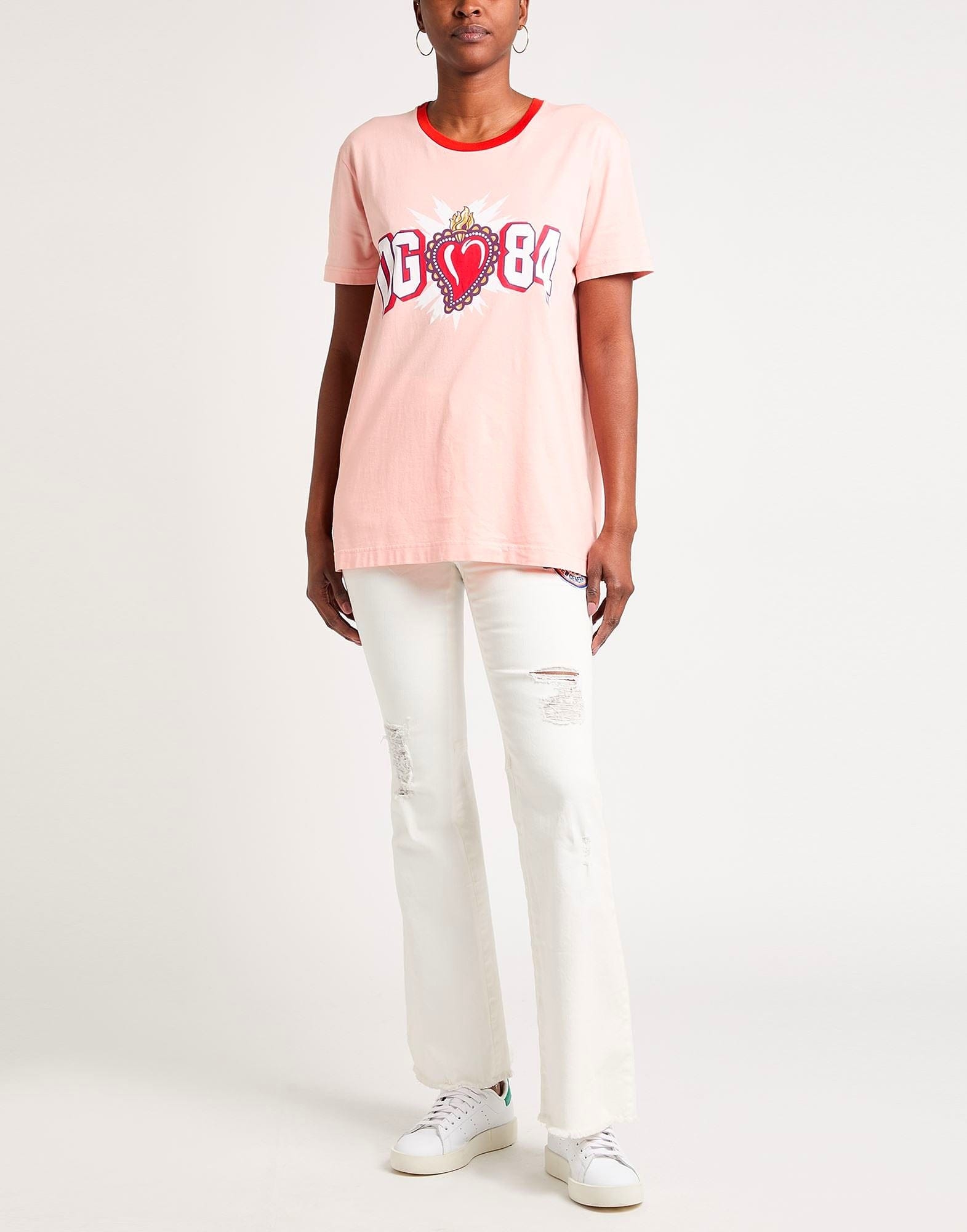 Dolce & Gabbana DG 84 Sacred Heart Print T-Shirt