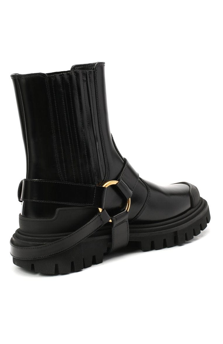 Dolce & Gabbana DG Bracket Logo Trekking Style Ankle Boots