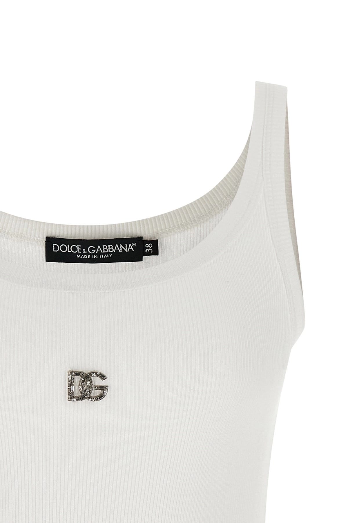 Dolce & Gabbana Dolce & Gabbana DG Crystal Logo Top
