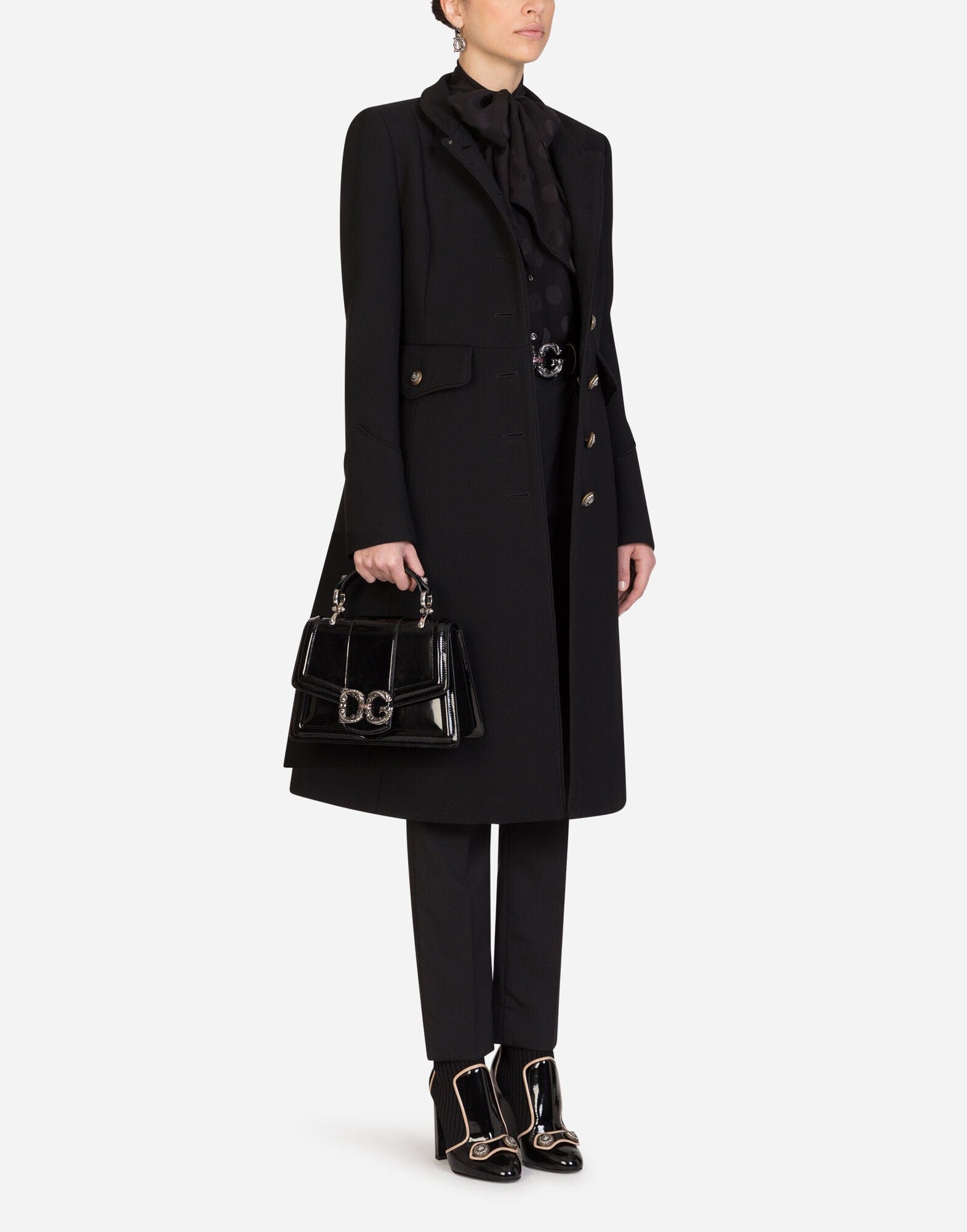 Dolce & Gabbana DG Detail Wool Pants