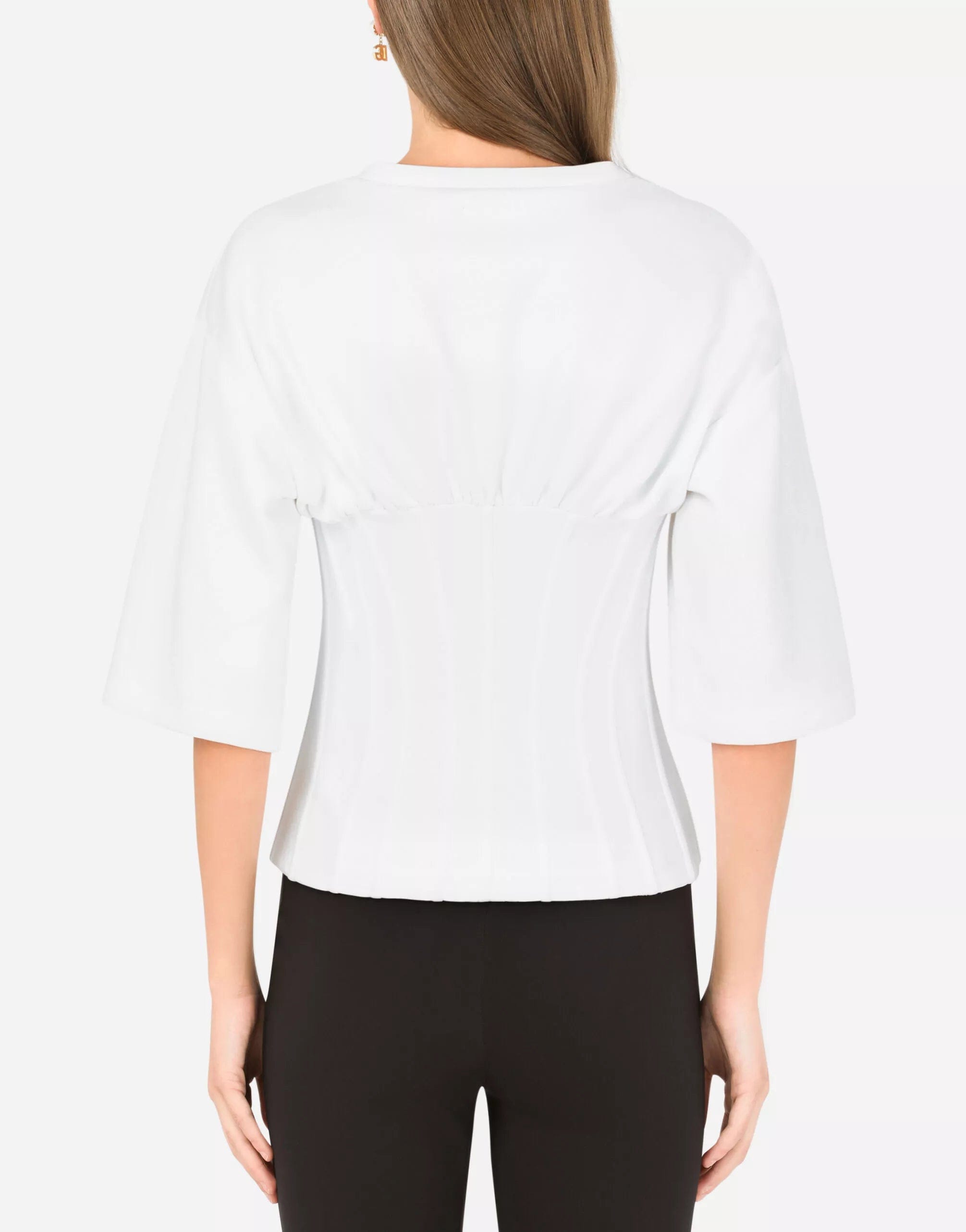 Dolce & Gabbana DG Embellishment Bustier T-Shirt