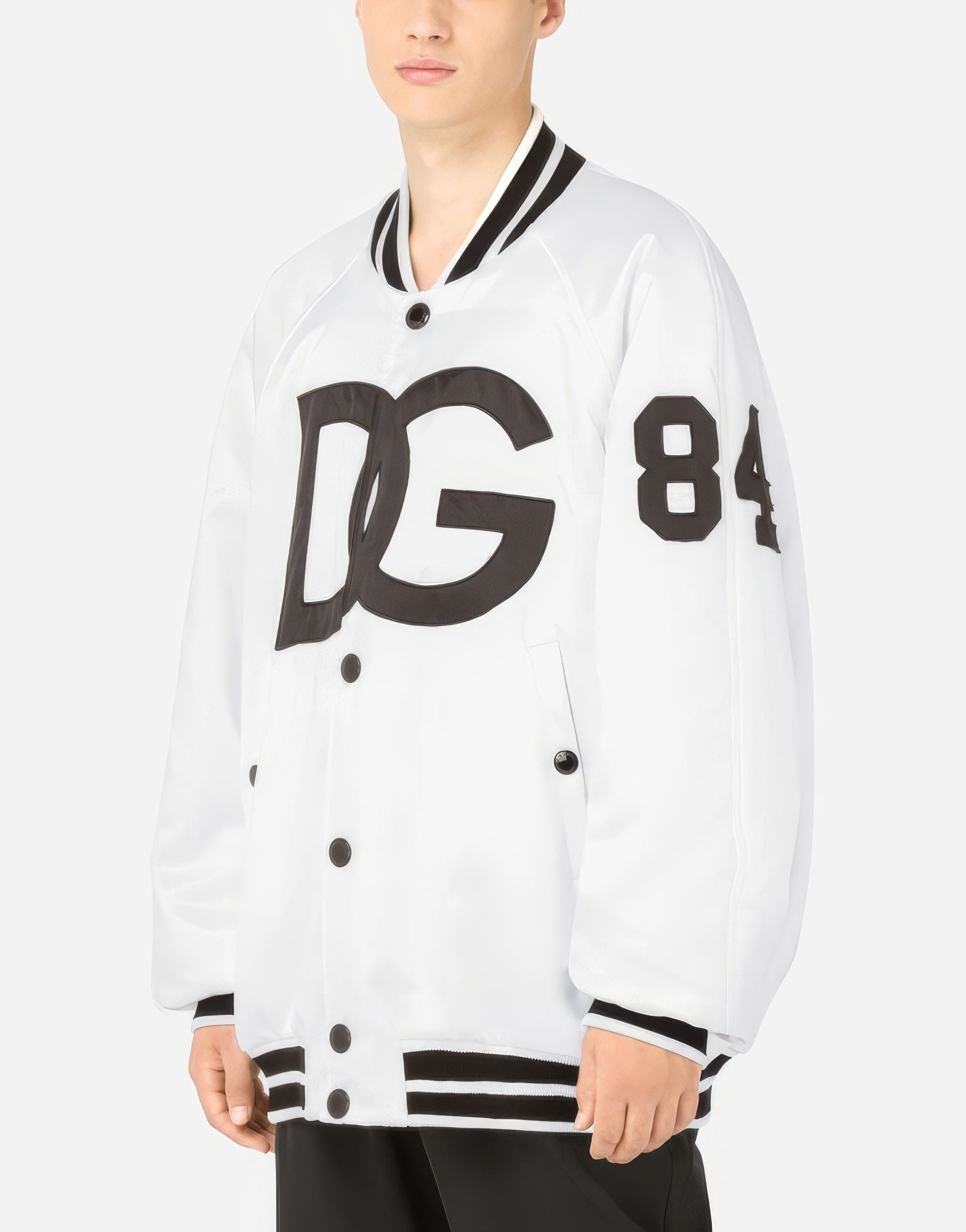 Dolce & Gabbana DG Embroidery And Patch Bomber Jacket