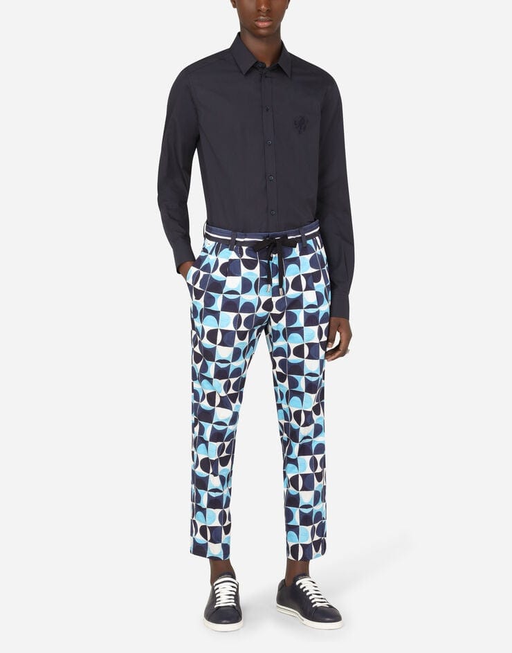 Dolce & Gabbana DG Embroidery Linen Shirt