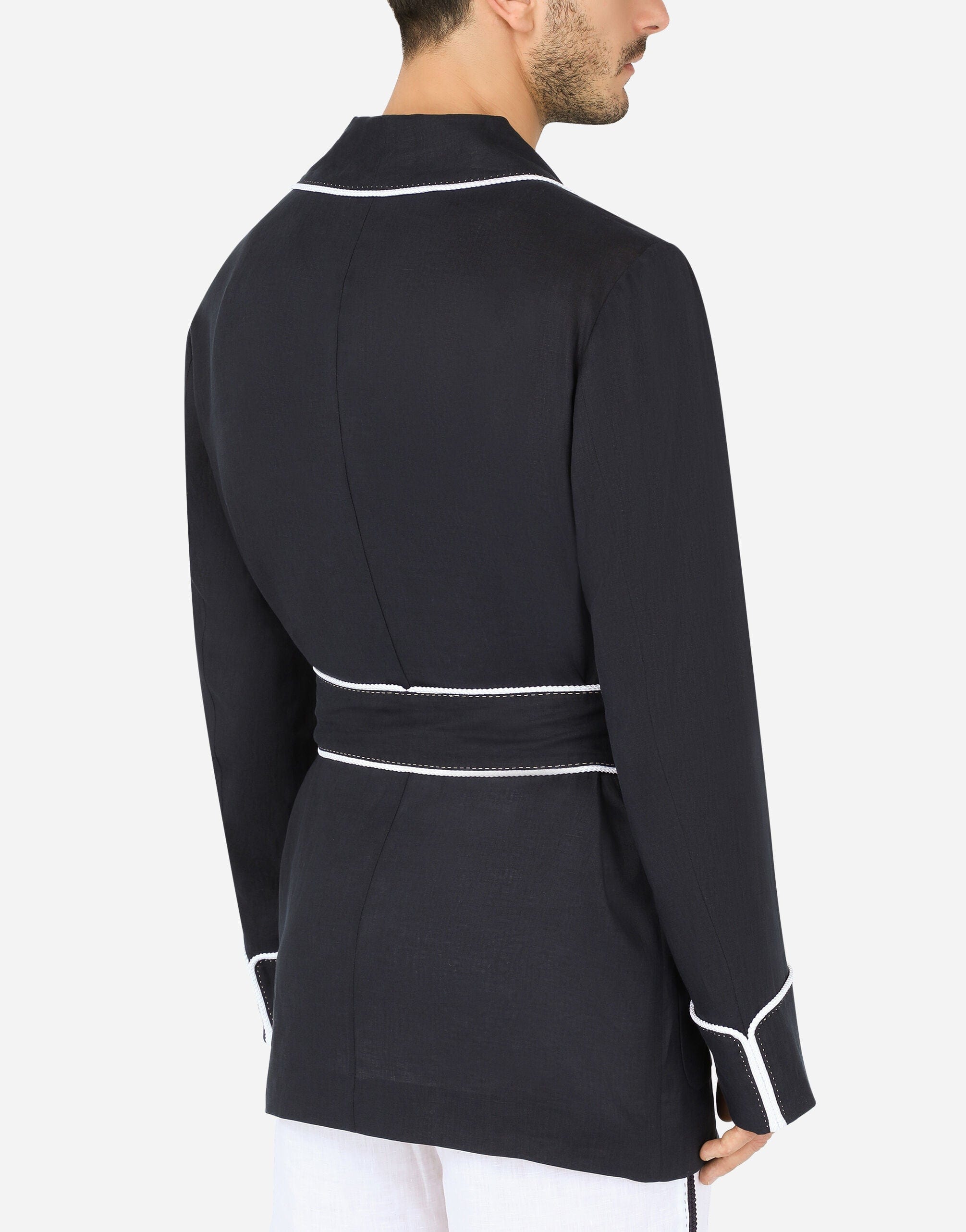 Dolce & Gabbana DG Embroidery Short Robe