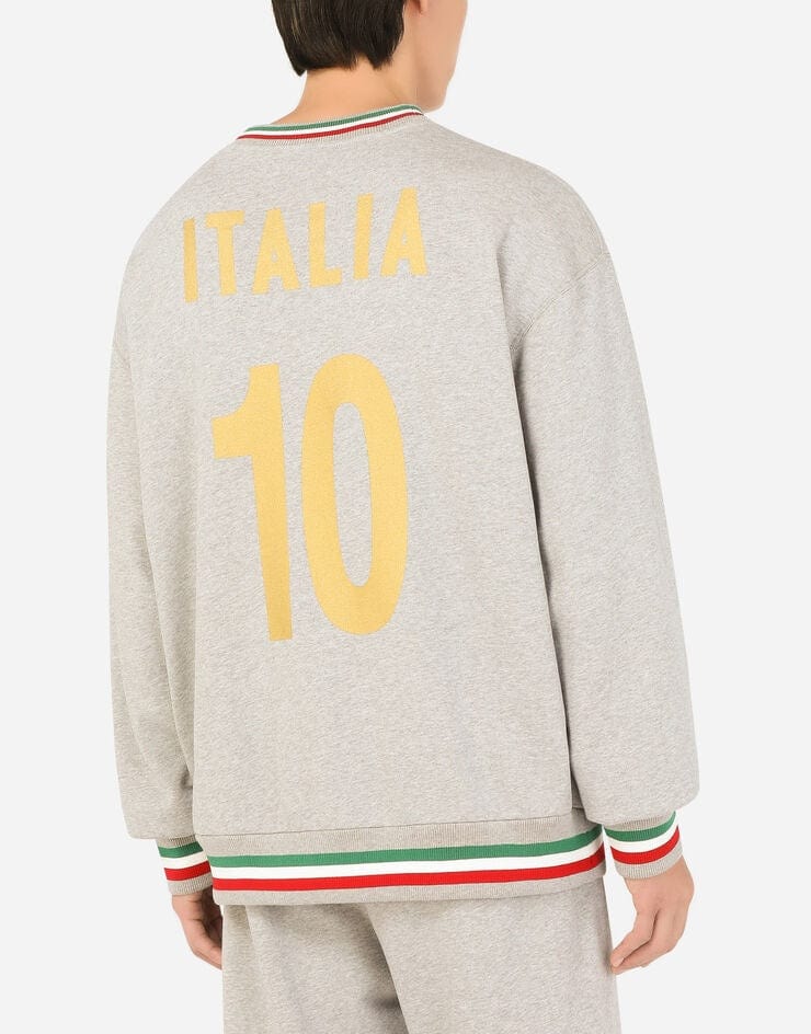 Dolce & Gabbana DG Italia Print Jersey Sweatshirt