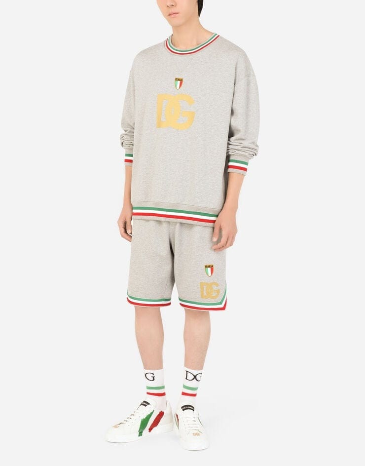 Dolce & Gabbana DG Italia Print Jersey Sweatshirt