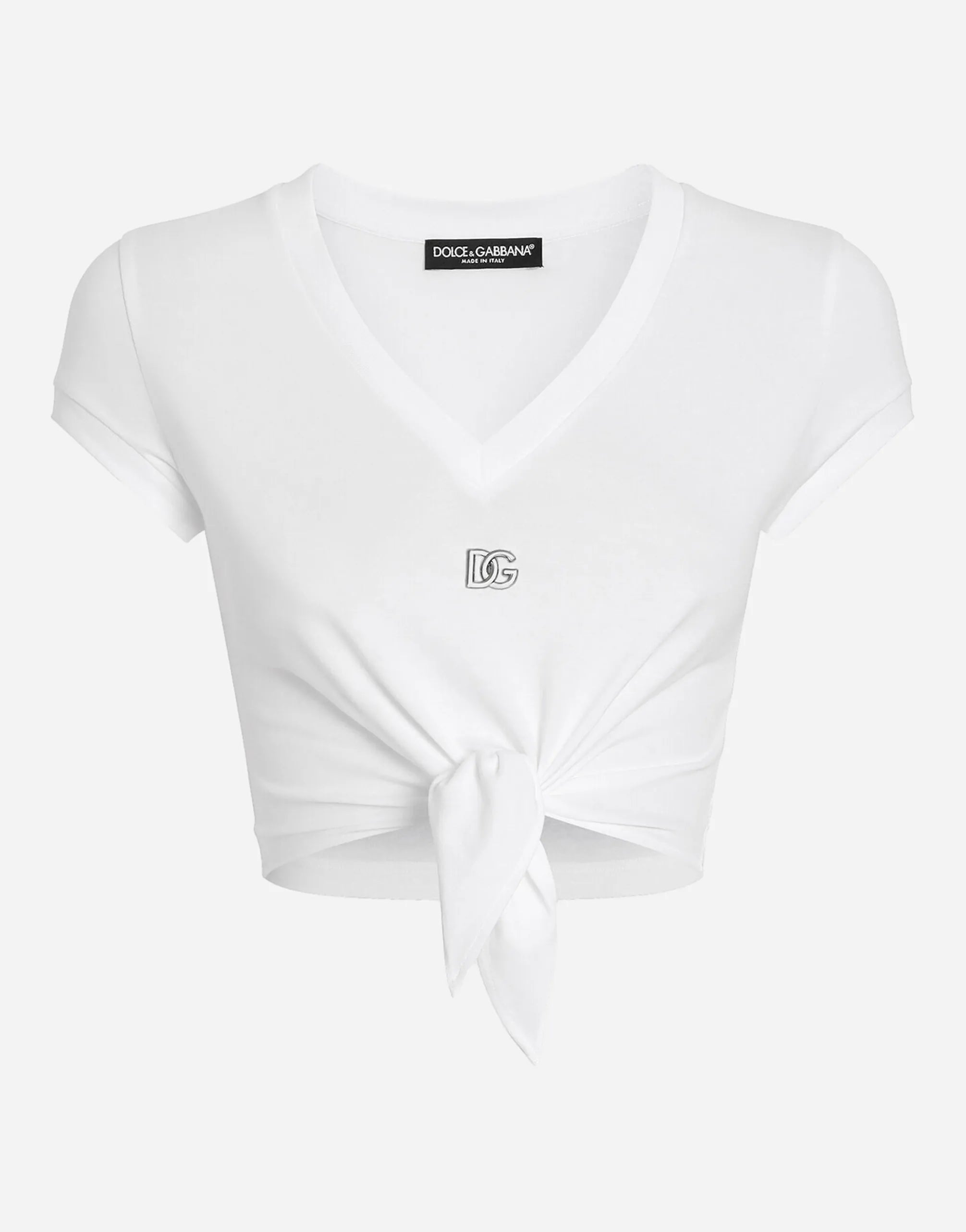 Dolce & Gabbana Dolce & Gabbana DG Knot-Front T-Shirt