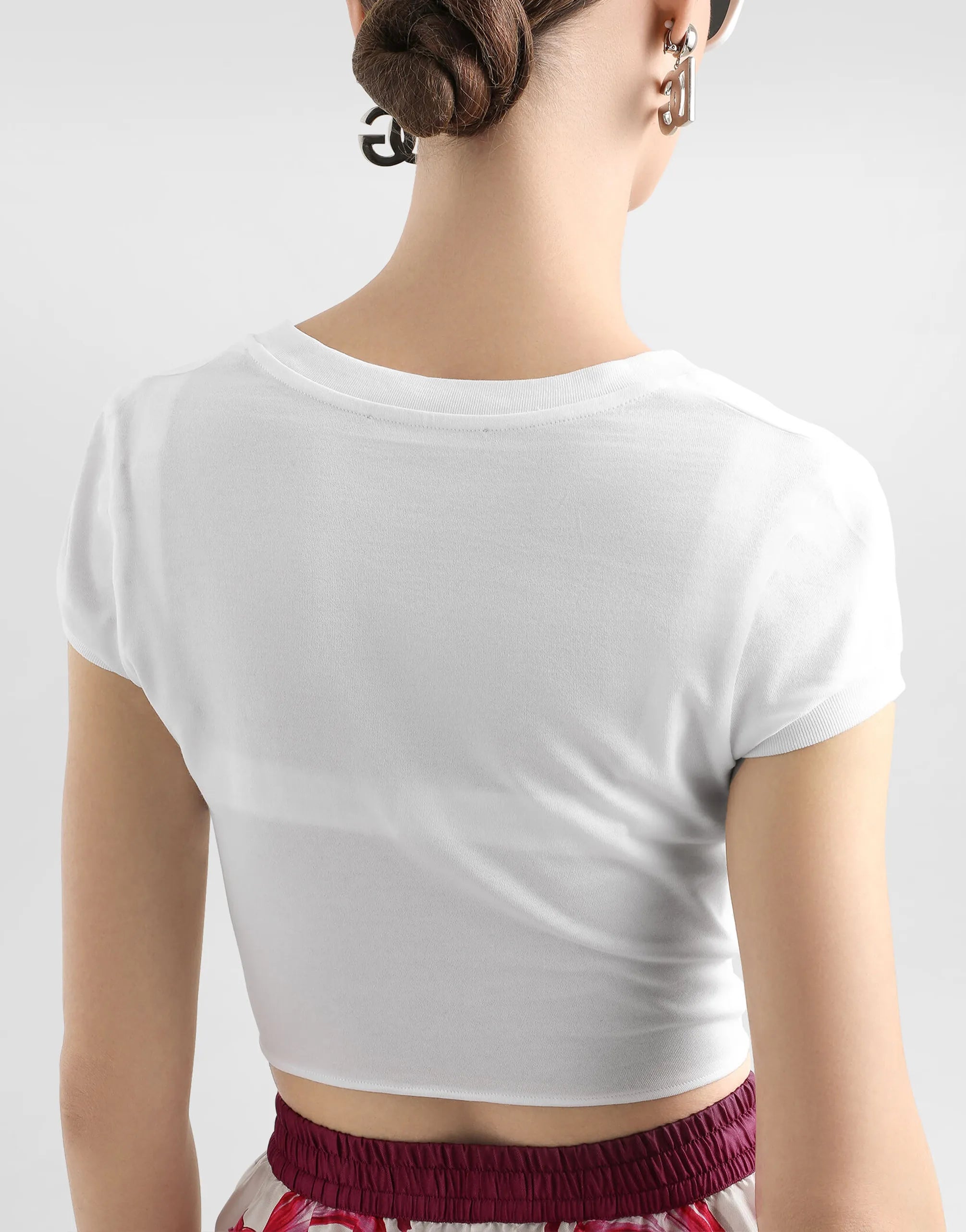 Dolce & Gabbana Dolce & Gabbana DG Knot-Front T-Shirt