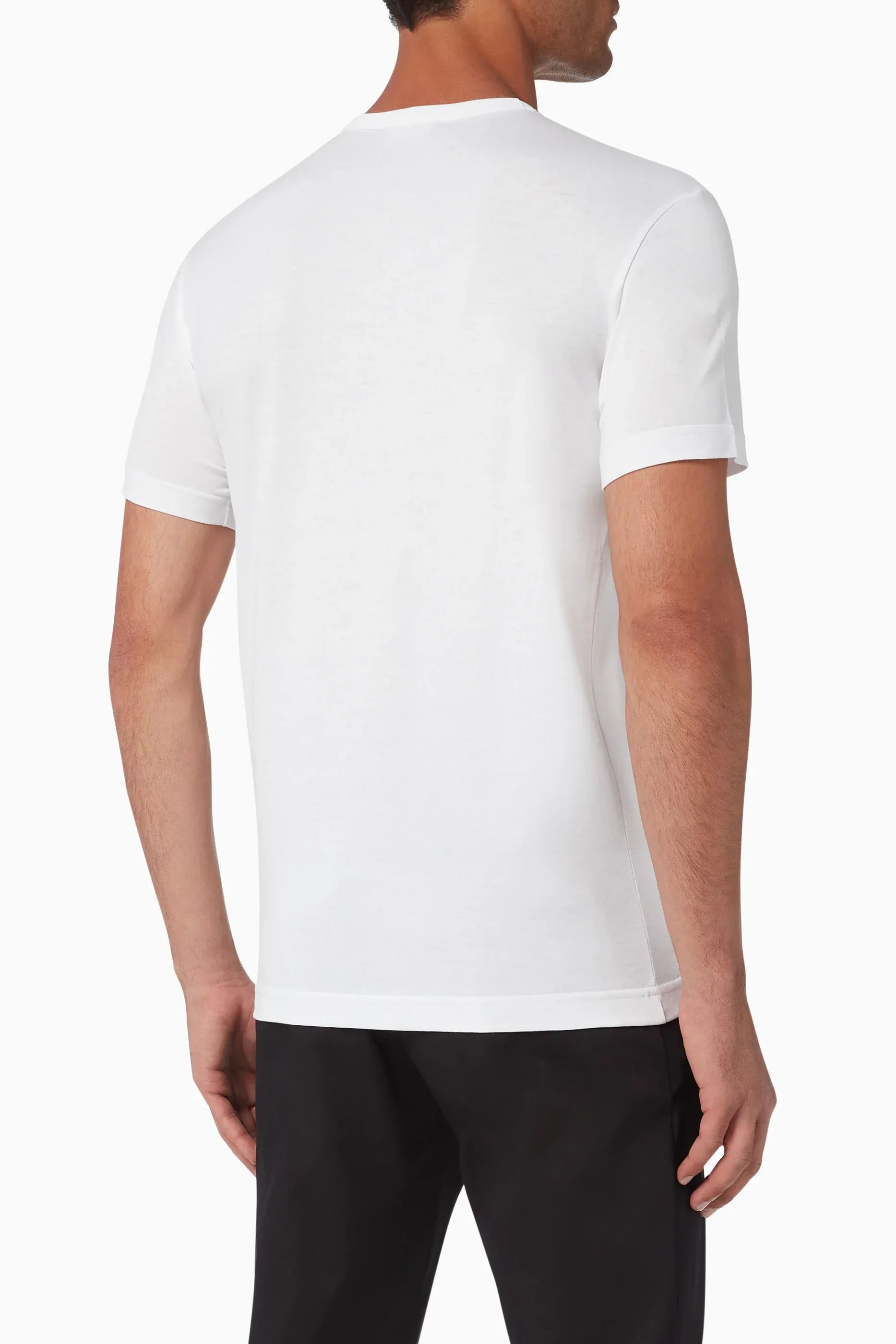 Dolce & Gabbana DG Leaf Embroidery Cotton T-Shirt