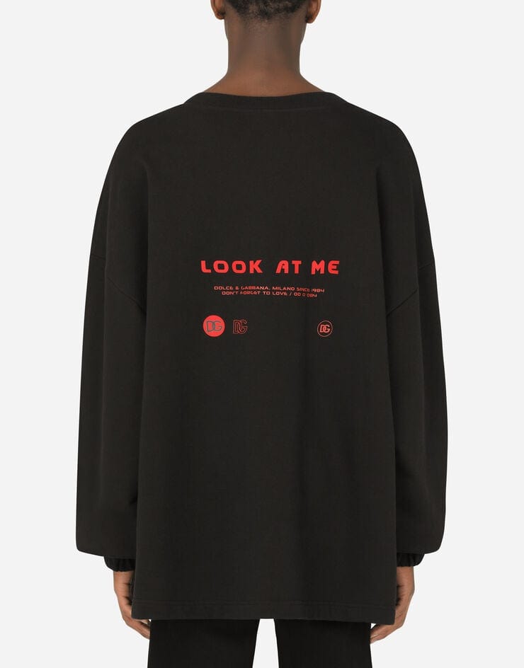 Dolce & Gabbana DG Logo And Print Sweatshirt