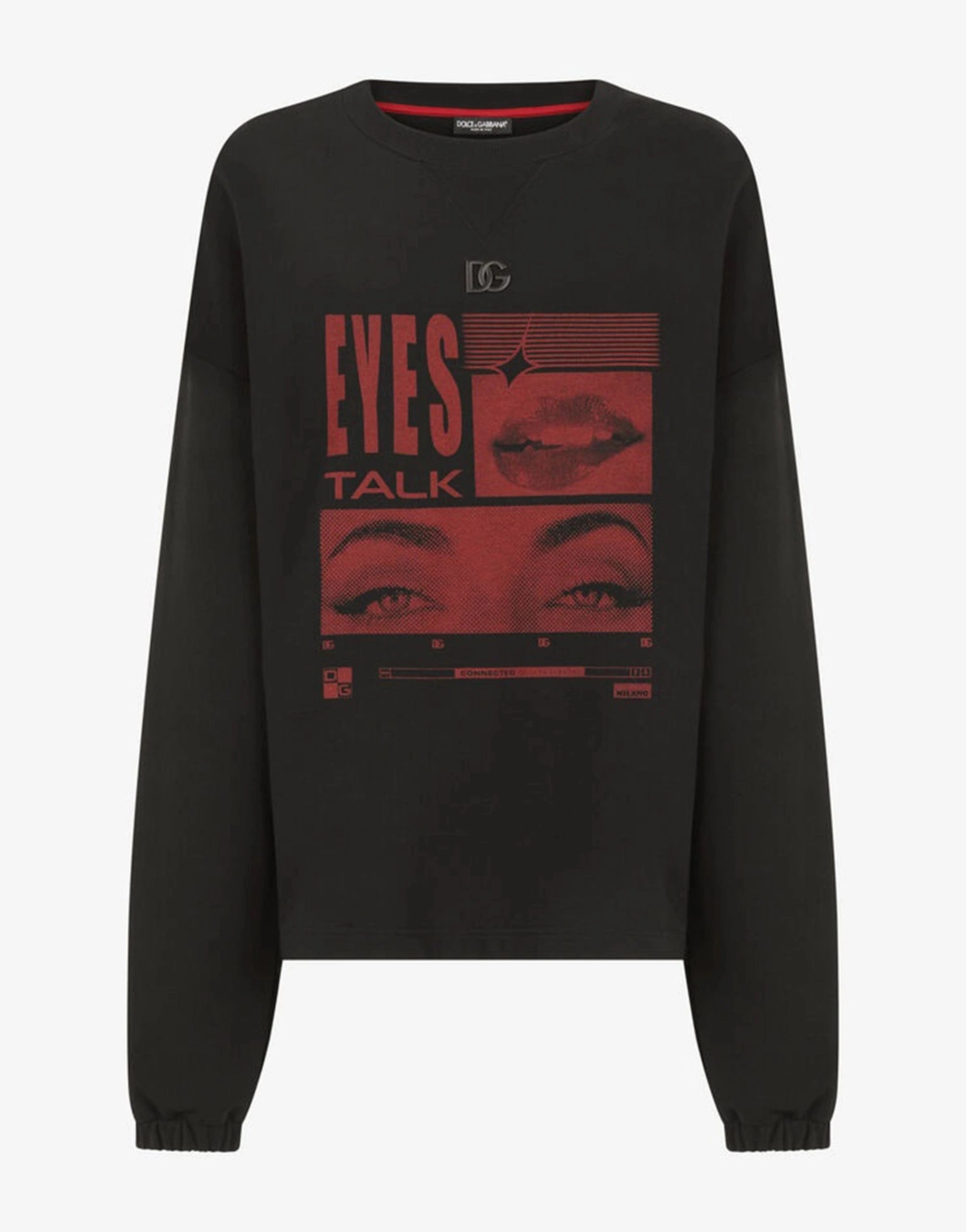 Dolce & Gabbana DG Logo And Print Sweatshirt