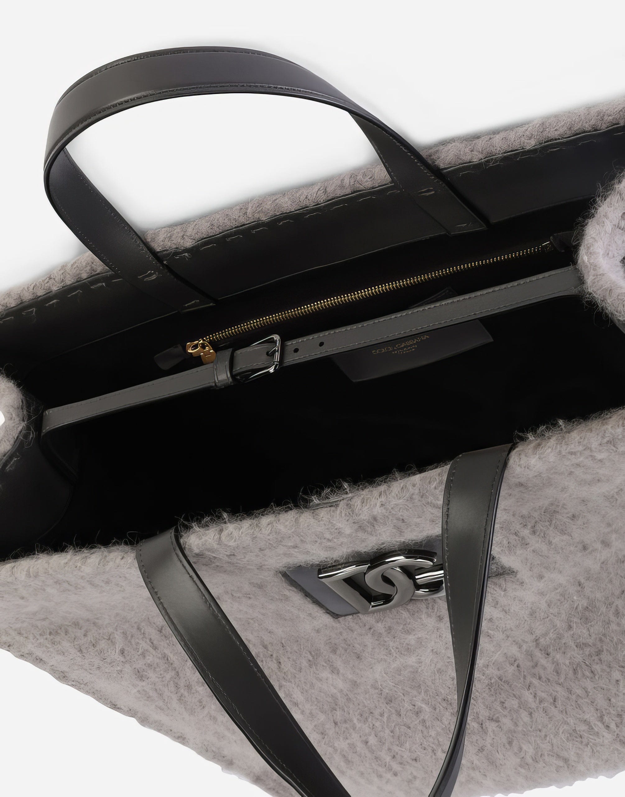 Dolce & Gabbana DG Logo Beatrice Knit Tote Bag