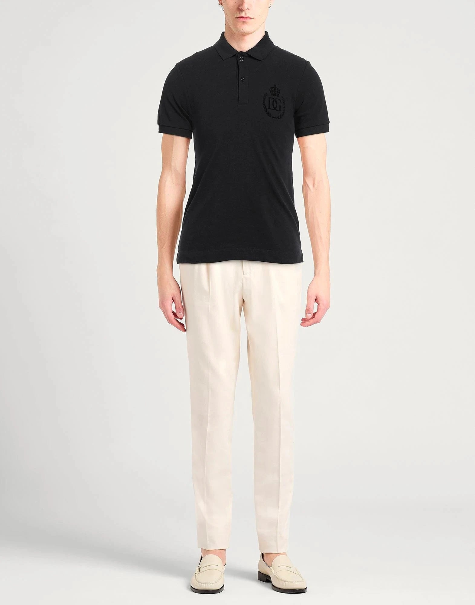 Dolce & Gabbana DG Logo Cotton Polo Shirt