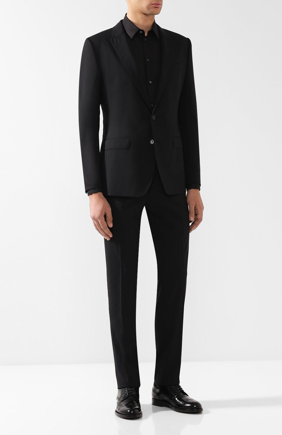 Dolce & Gabbana DG-Logo Embroidery Cotton Shirt