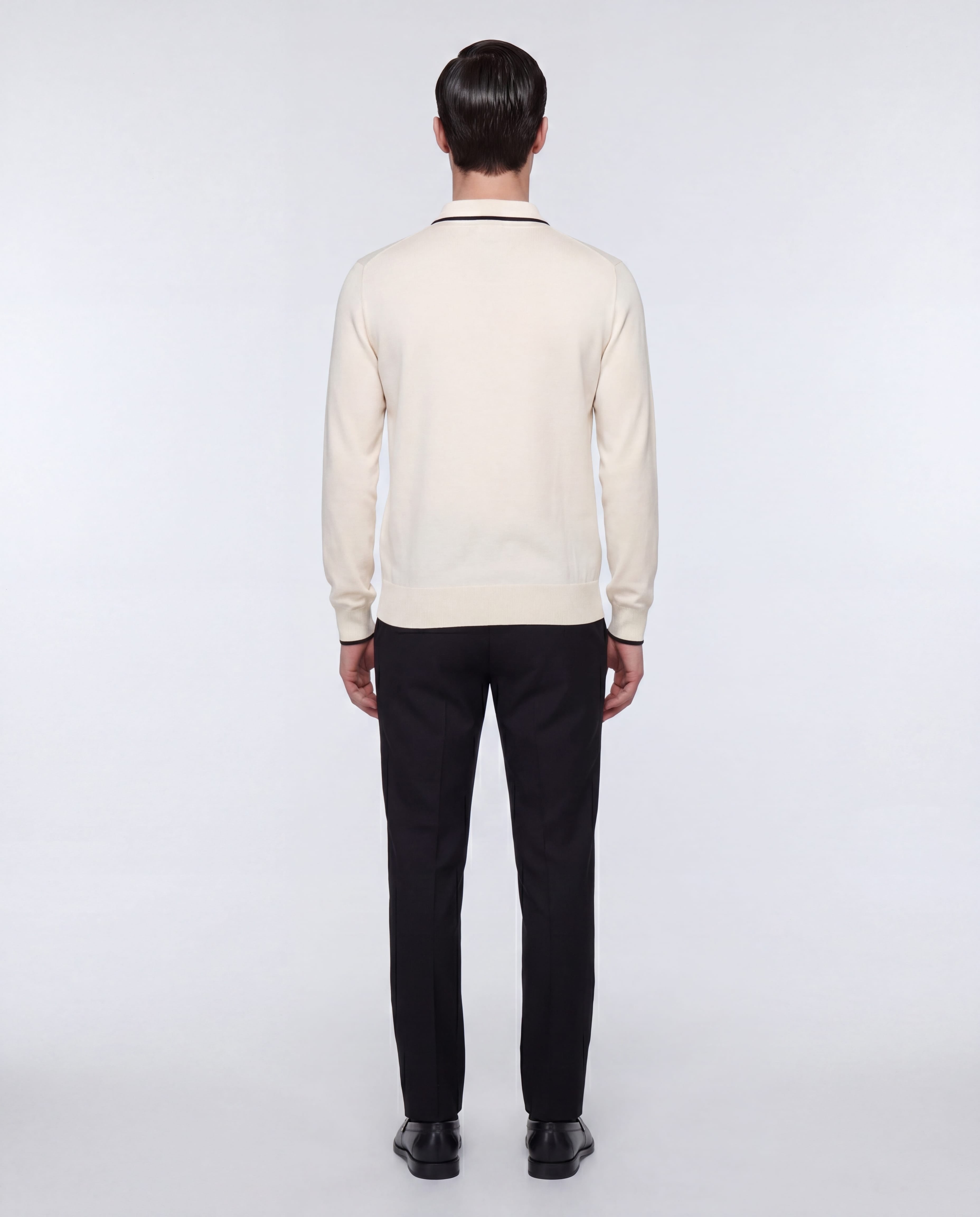 Dolce & Gabbana Dolce & Gabbana DG Logo Knit Polo Sweater
