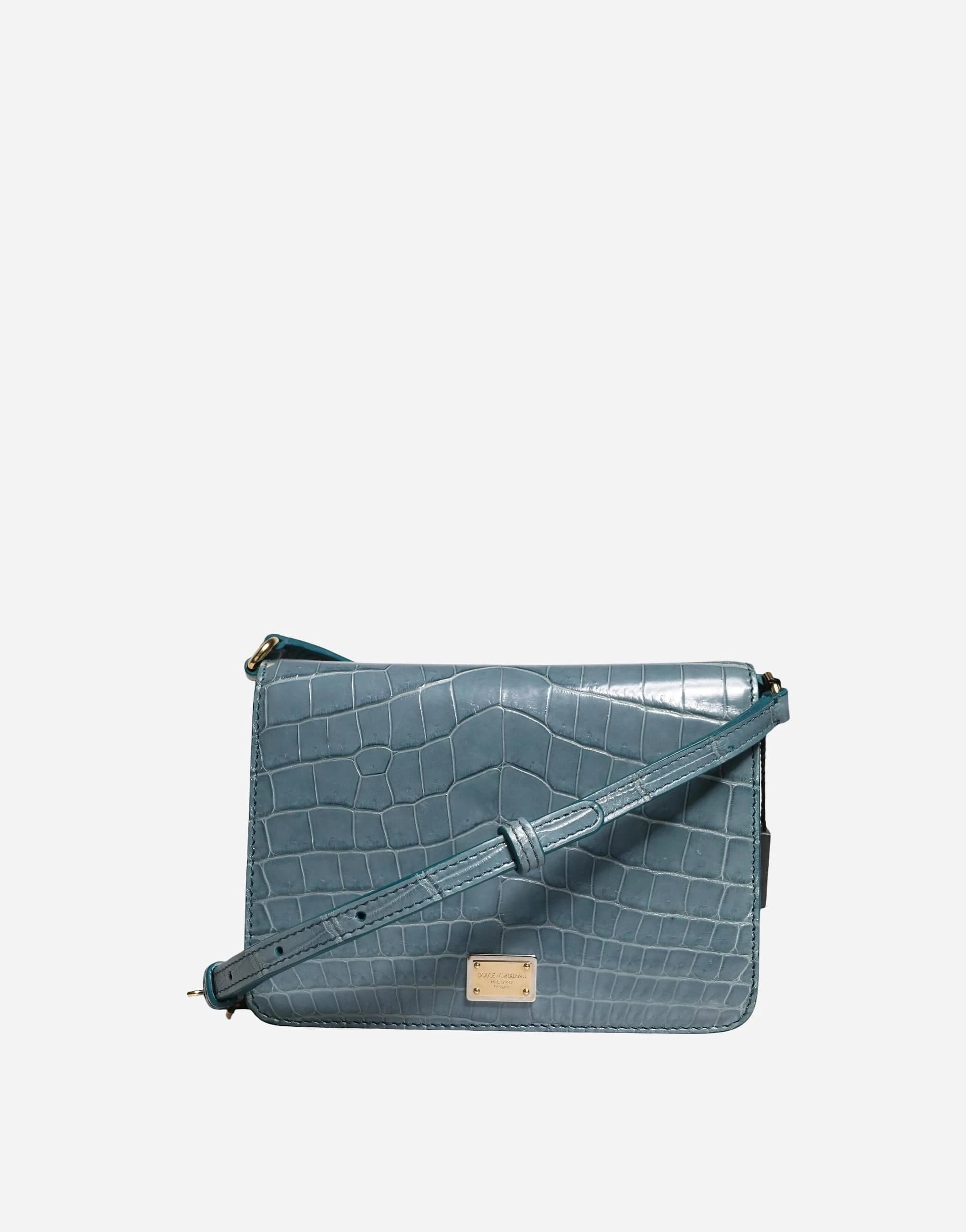 Dolce & Gabbana DGロゴプラーククロッククロスボディバッグ