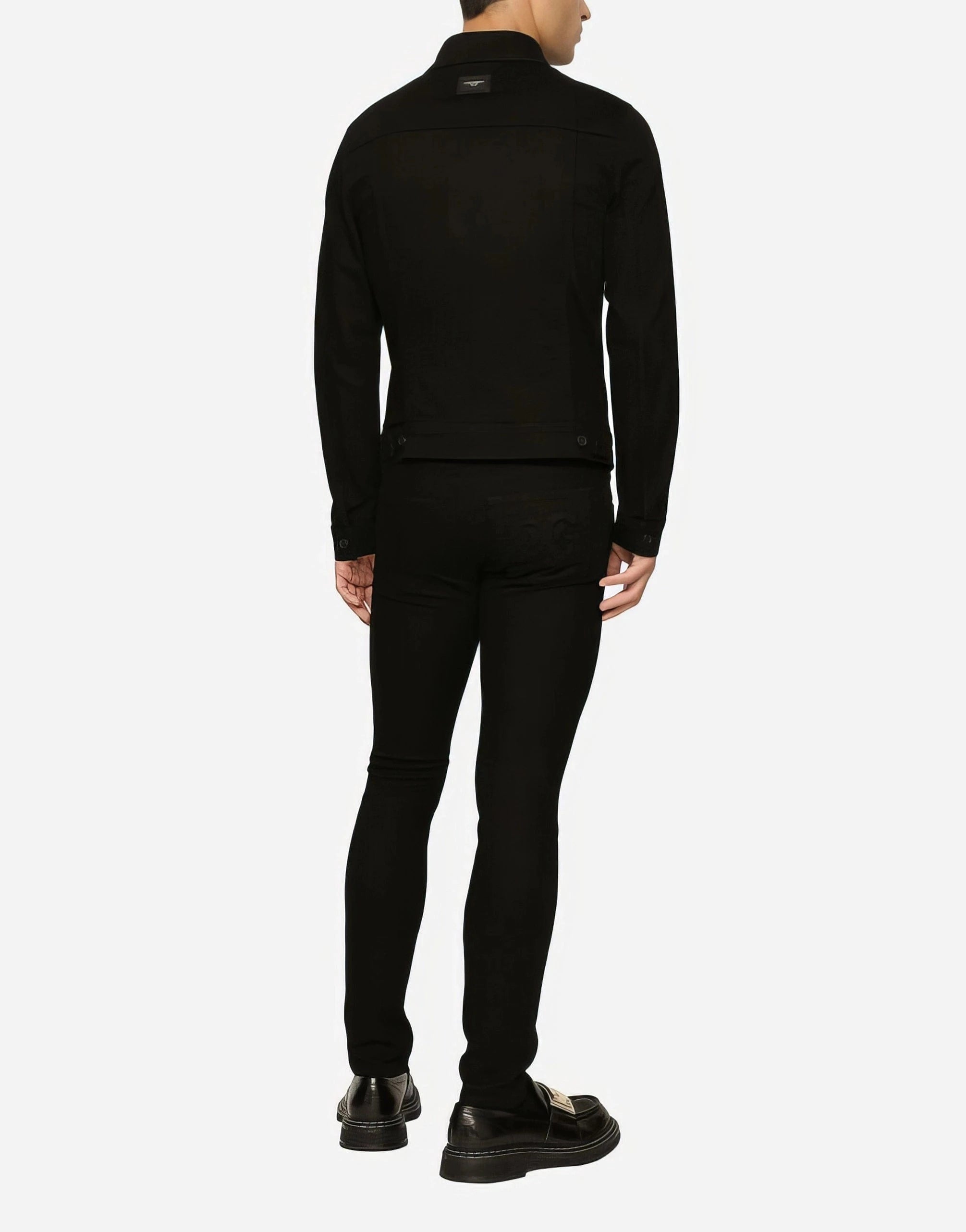 Dolce & Gabbana DG Logo Slim-Fit Stretch Jeans