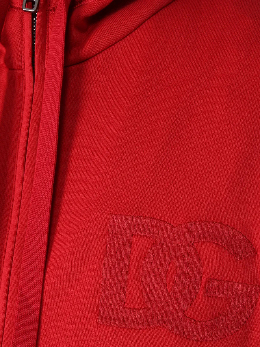 Dolce & Gabbana Dolce & Gabbana DG Logo Zip Hoodie
