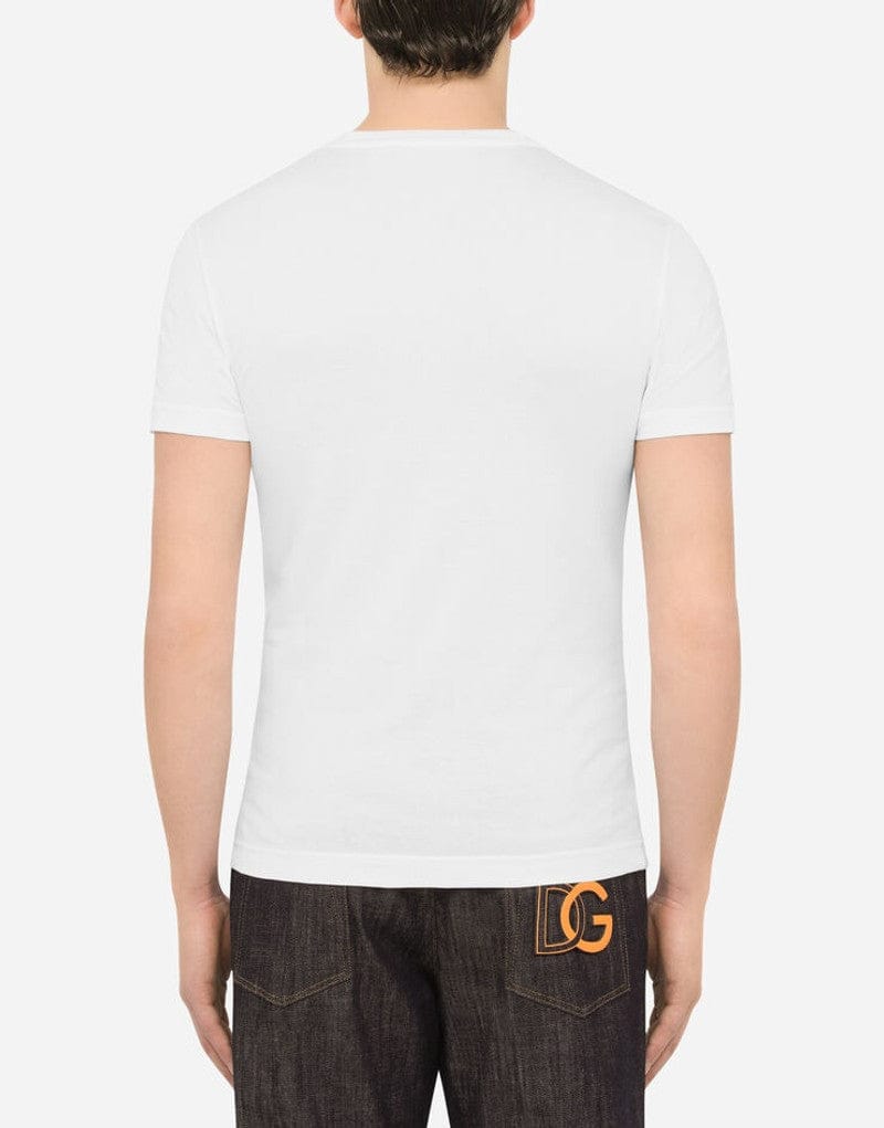 Dolce & Gabbana DG Love Patch Cotton T-Shirt
